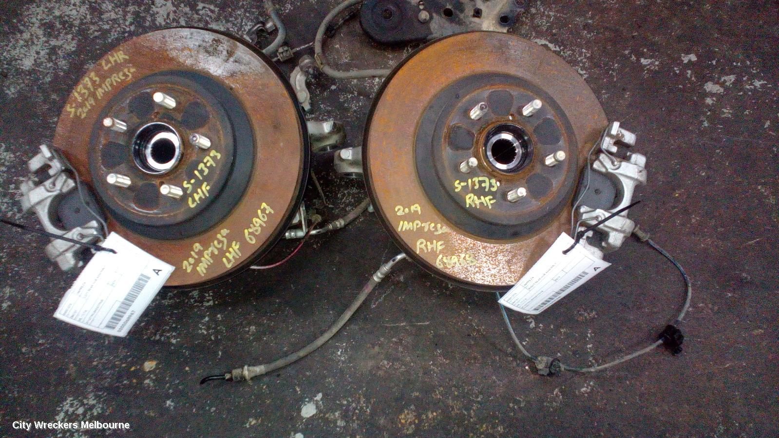SUBARU IMPREZA RIGHT REAR HUB ASSEMBLY, G5, 09/2016 - 09/2023