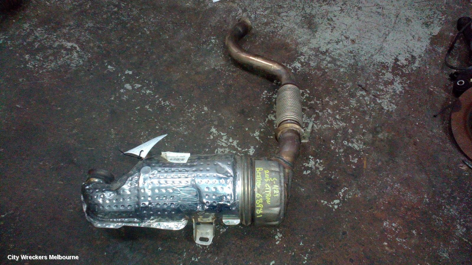 CITROEN BERLINGO CATALYTIC CONVERTER, DOWNPIPE-CAT TYPE, 1.6, DIESEL, 9HE, B9C, 03/2009 - 12/2018