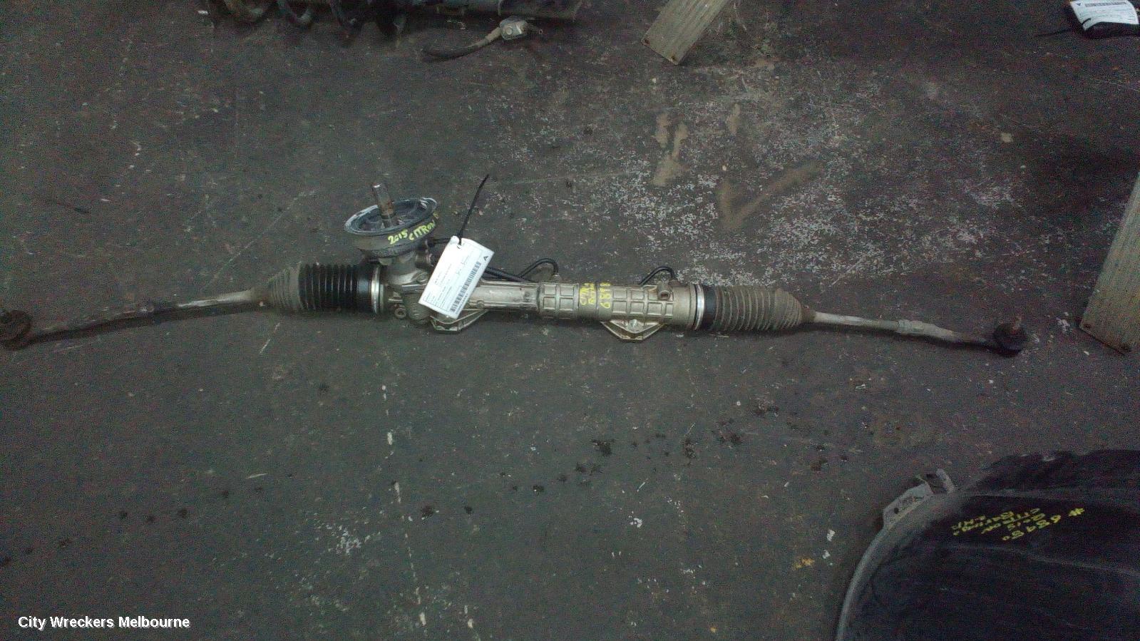 CITROEN BERLINGO STEERING BOX/RACK, B9C, POWER, 03/2009 - 12/2018