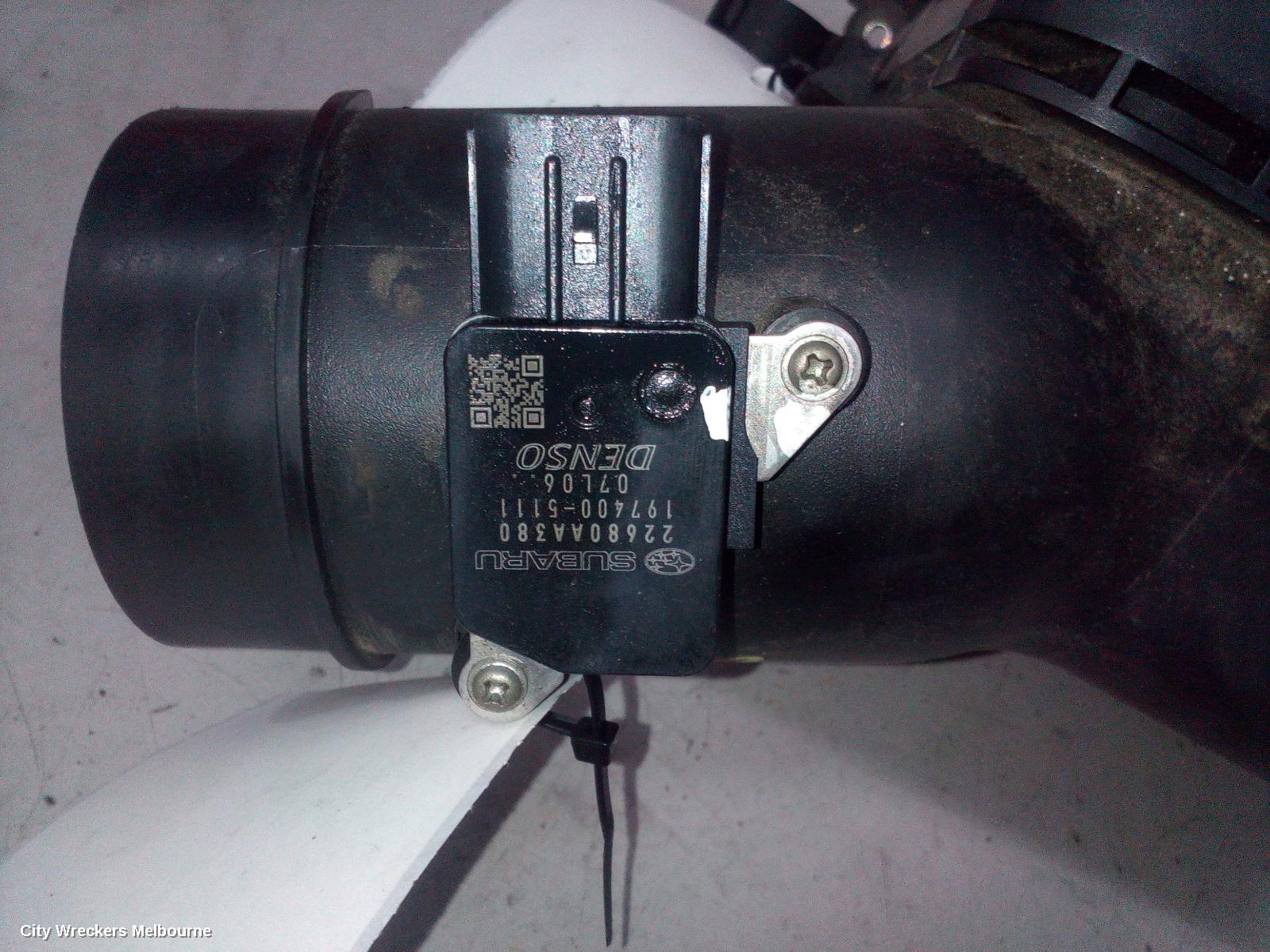SUBARU LIBERTY AIR FLOW METER, 2.5, EJ25/FB25, PETROL, 5TH GEN, 07/2009 - 11/2014