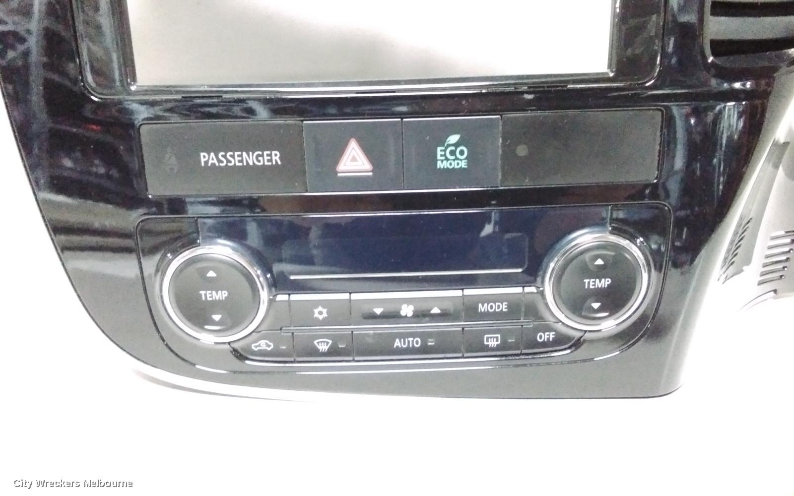 MITSUBISHI OUTLANDER HEATER/AC CONTROLS, DUAL ZONE CLIMATE CONTROL TYPE, ZJ-ZK, 10/2012 ONWARDS