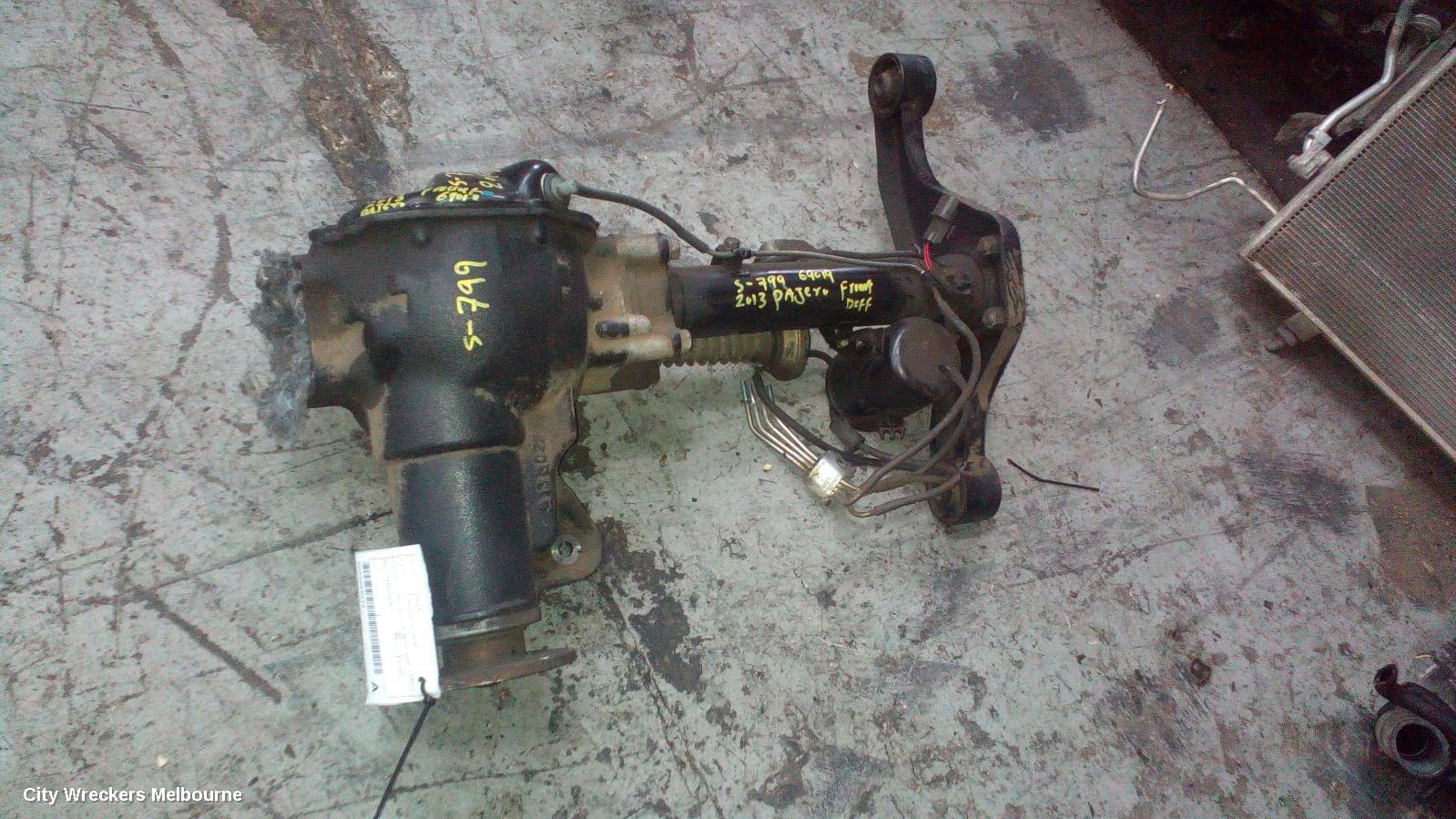 MITSUBISHI PAJERO DIFFERENTIAL CENTRE, FRONT IFS, 3.2, 4M41, AUTO T/M, NS-NW, DIESEL, 3.9 RATIO, 11/2006 - 08/2014