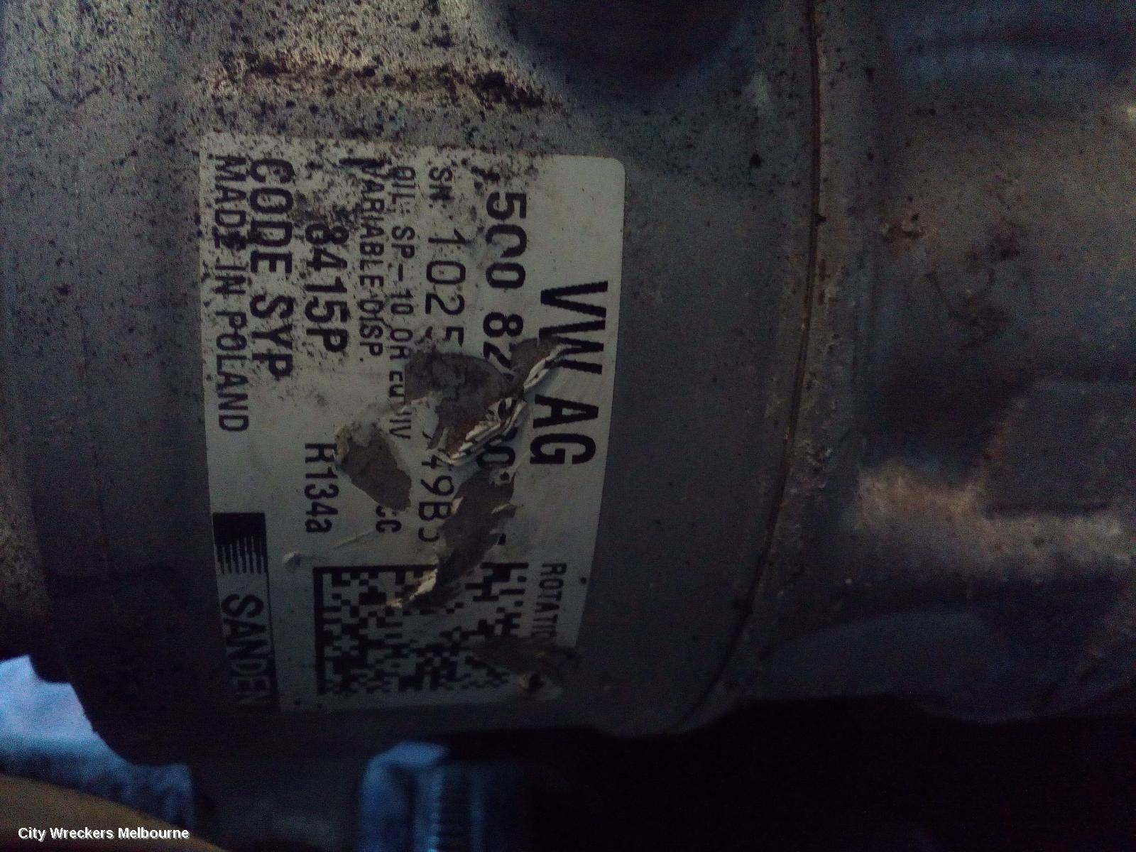 VOLKSWAGEN TIGUAN A/C COMPRESSOR, 5NA, 2.0, PETROL, 06/2016 ONWARDS
