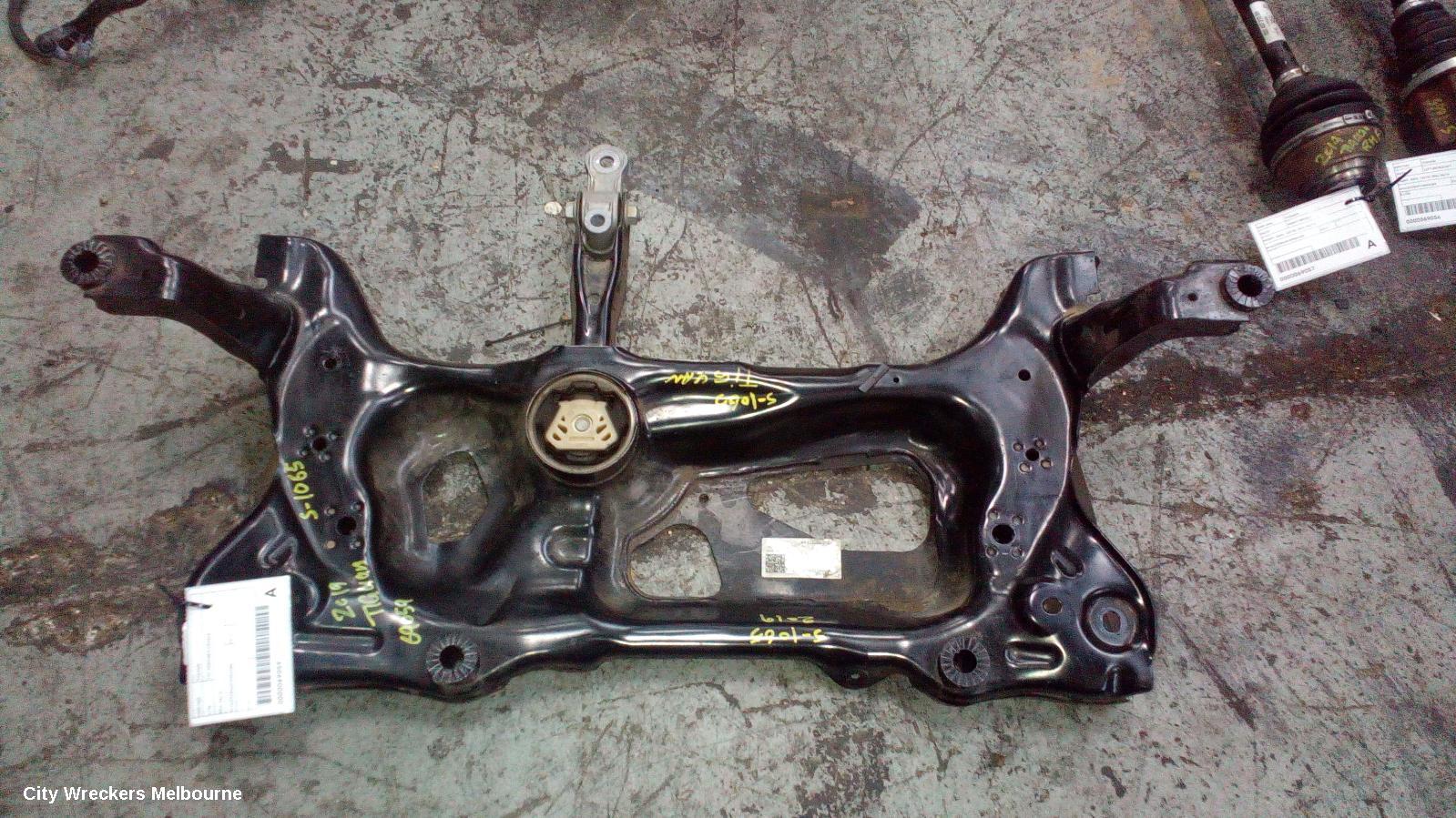 VOLKSWAGEN TIGUAN FRT XMEMBER/CRADLE, 5NA, CROSSMEMBER, 06/2016 ONWARDS