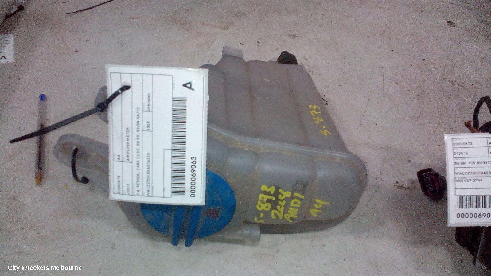AUDI A4 AIR FLOW METER, 1.8, PETROL, CABB CODE, B8 8K, 02/2008 - 06/2012