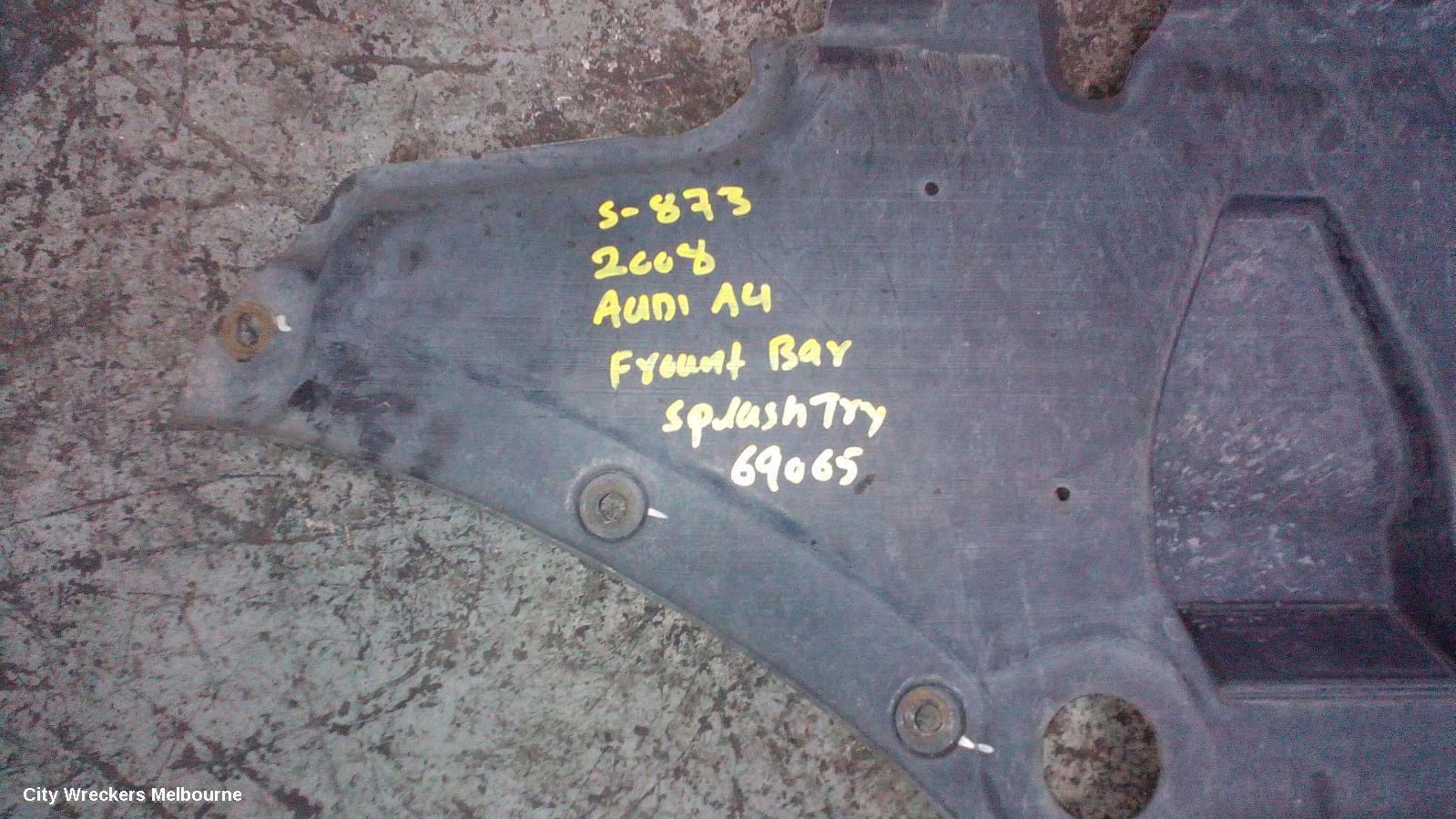 AUDI A4 LOWER ENGINE SPLASH TRAY, B8 8K, MAIN ENGINE UNDERTRAY, 02/2008 - 06/2012