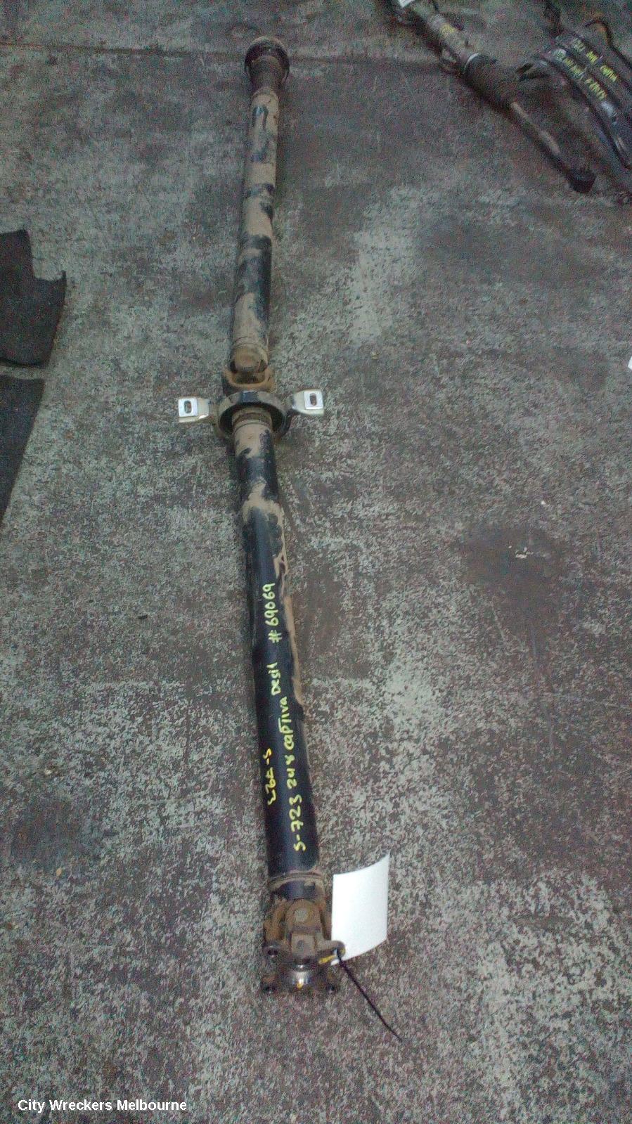 HOLDEN CAPTIVA REAR DRIVE SHAFT, CG, PETROL, 01/2011 - 06/2018