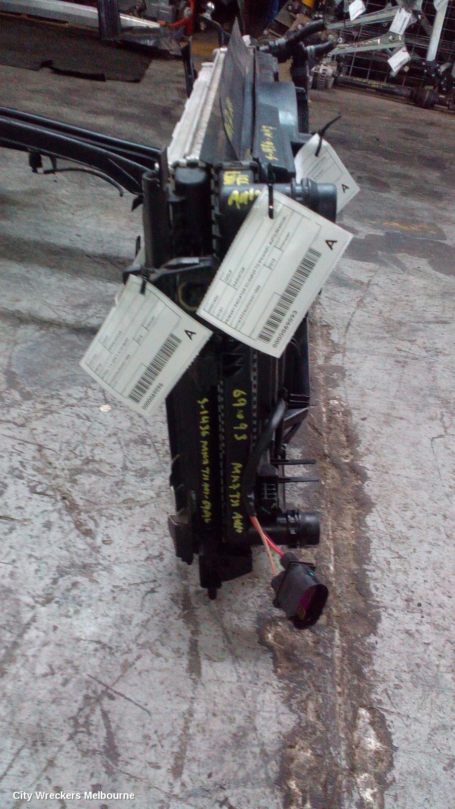 VOLKSWAGEN GOLF RADIATOR, PRIMARY RADIATOR (CLOSEST TO ENGINE), AUTO/MANUAL, 1.4, PETROL, GEN 7, 03/2013 - 08/2020