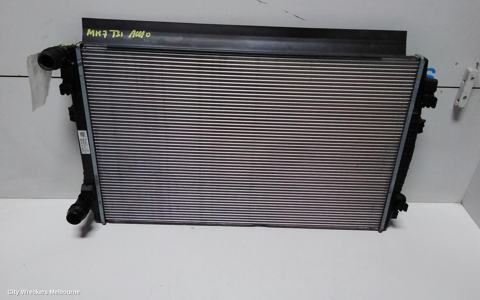 VOLKSWAGEN GOLF RADIATOR, PRIMARY RADIATOR (CLOSEST TO ENGINE), AUTO/MANUAL, 1.4, PETROL, GEN 7, 03/2013 - 08/2020
