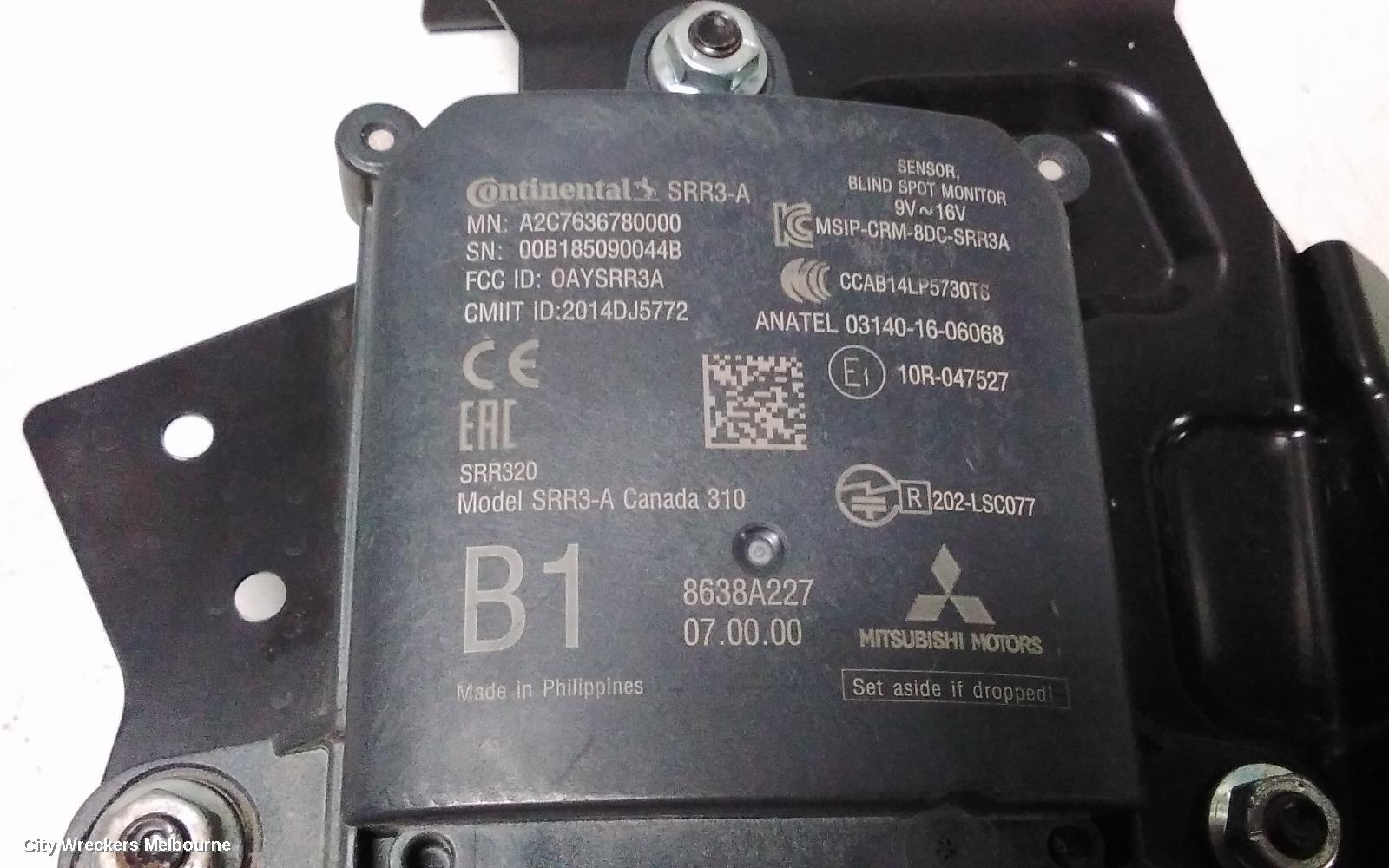 MITSUBISHI ASX, 05/2010 ONWARDS, RHR BLIND SPOT MODULE : 69115