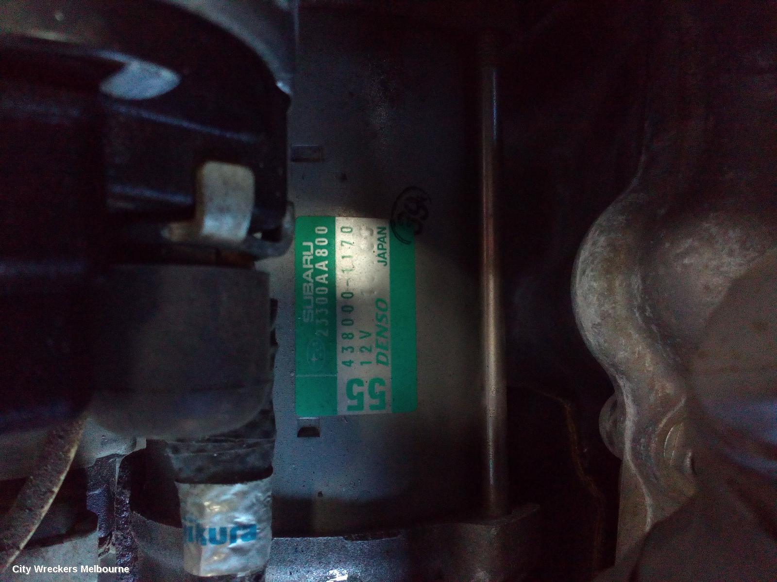SUBARU LIBERTY STARTER, PETROL, FB25, AUTO T/M (CVT), 6 SPEED, 6TH GEN, 08/2014 - 12/2017