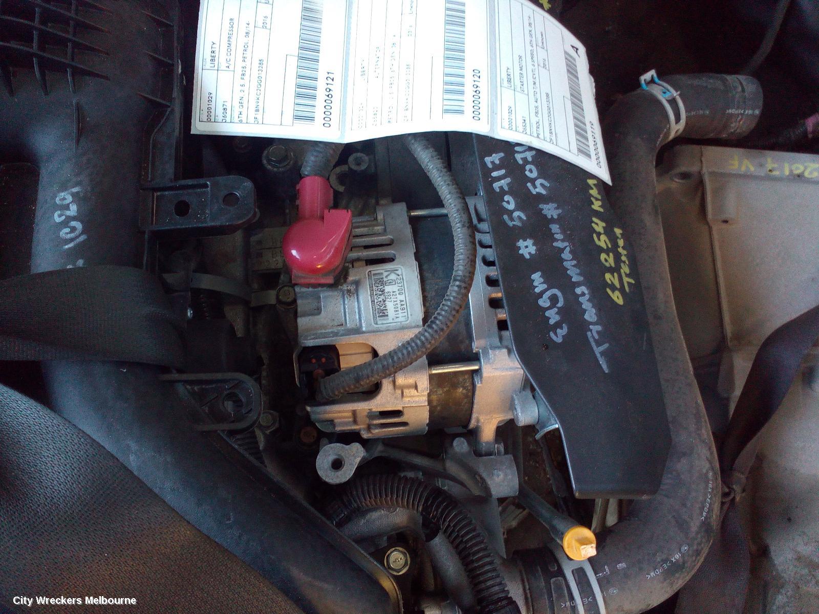 SUBARU LIBERTY ALTERNATOR, PETROL, 2.5, FB25, P/N 23700AA911, 6TH GEN, 08/2014 - 04/2021