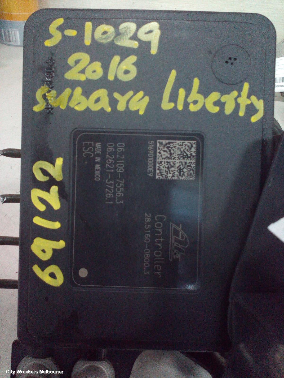 SUBARU LIBERTY ABS PUMP/MODULATOR, 6TH GEN, P/N 27536AL030, 08/2014 ONWARDS