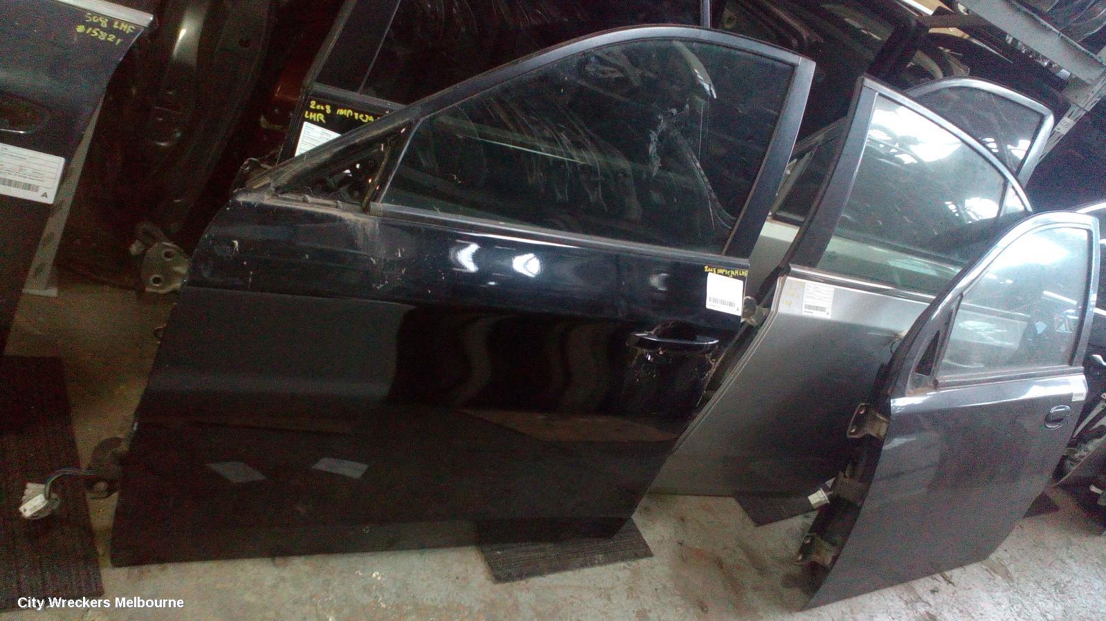 SUBARU IMPREZA LEFT FRONT DOOR, G3, SEDAN/HATCH, R/RX/RS/XV, 04/2007 - 11/2011