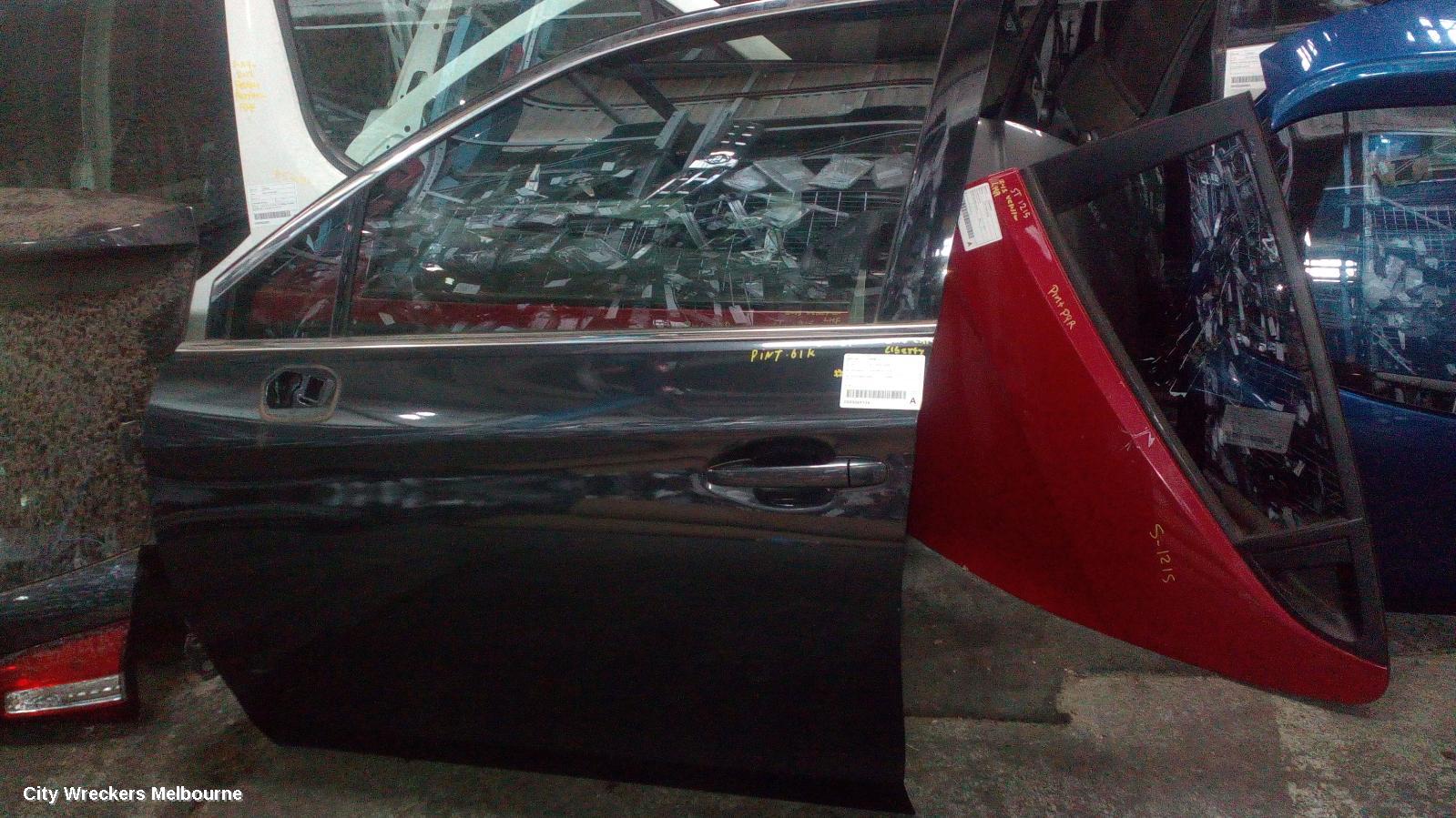 SUBARU IMPREZA LEFT FRONT DOOR, G3, SEDAN/HATCH, R/RX/RS/XV, 04/2007 - 11/2011