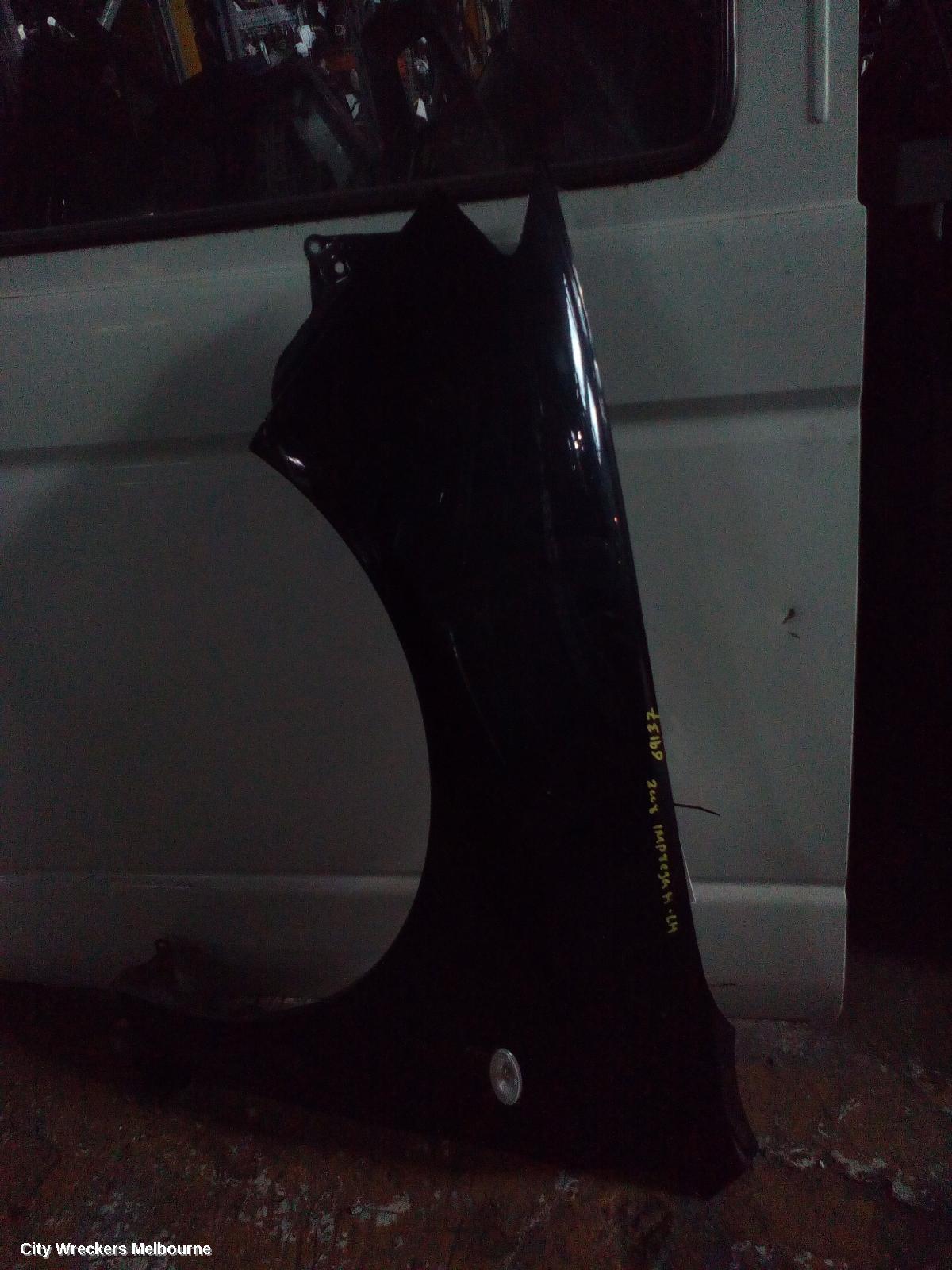 SUBARU IMPREZA LEFT GUARD, G3, HATCH/SEDAN, R/RX/RS, NON FLARE TYPE, 04/2007 - 11/2011