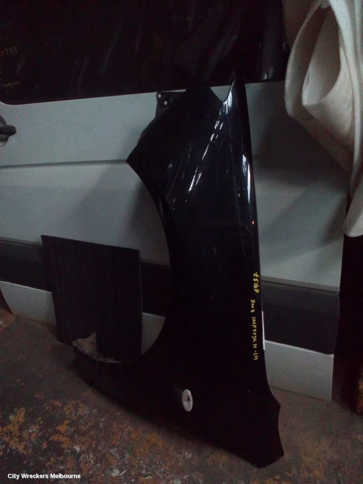 SUBARU IMPREZA LEFT GUARD, G3, HATCH/SEDAN, R/RX/RS, NON FLARE TYPE, 04/2007 - 11/2011