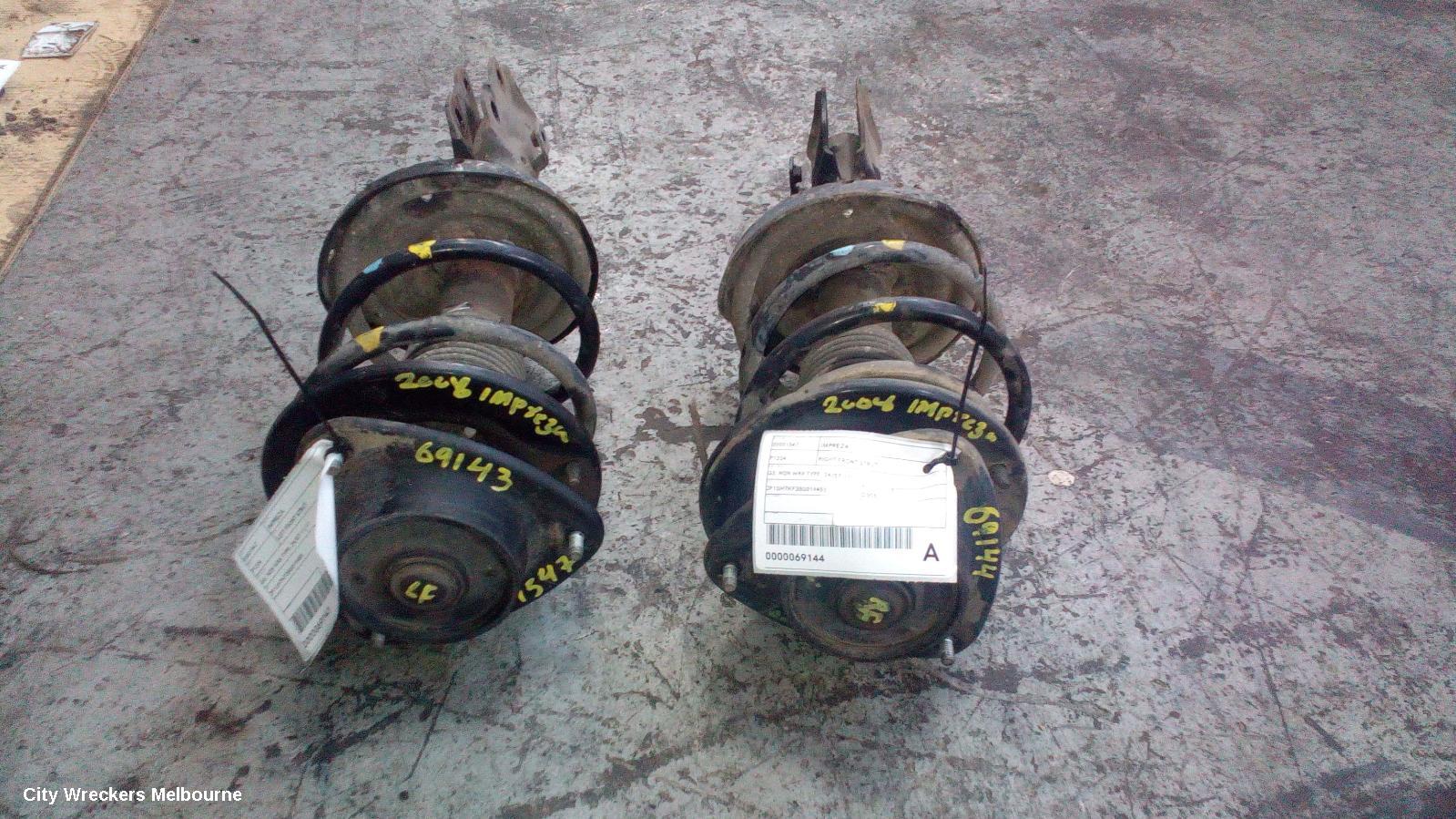 SUBARU IMPREZA RIGHT FRONT STRUT, G3, NON WRX TYPE, 04/2007 - 11/2011