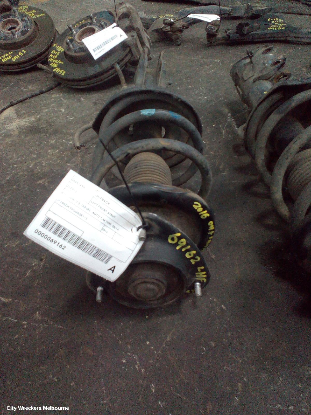 SUBARU OUTBACK LEFT FRONT STRUT, 6TH GEN, 2.0, DIESEL, AUTO T/M TYPE, 08/2014 ONWARDS