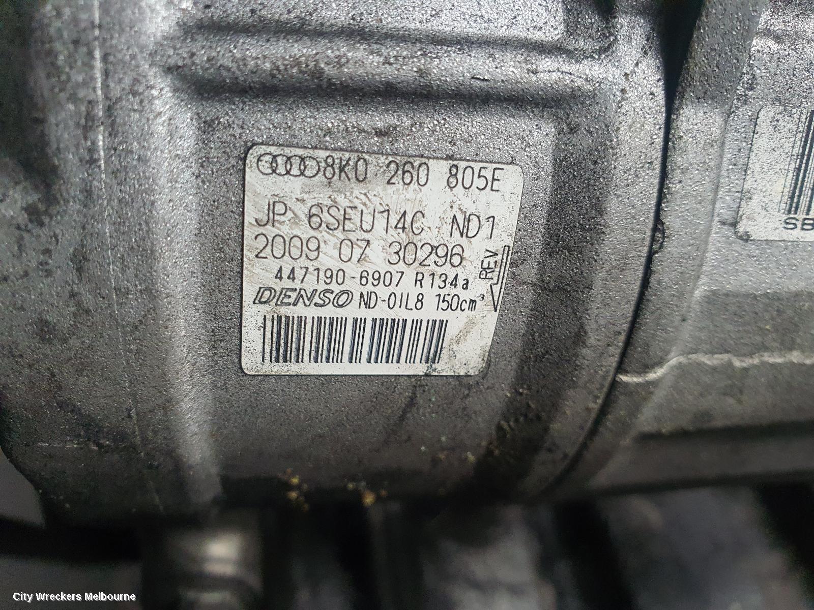 AUDI A4 A/C COMPRESSOR, B8 8K (A4), 2.0, DIESEL, 02/2008 - 06/2012