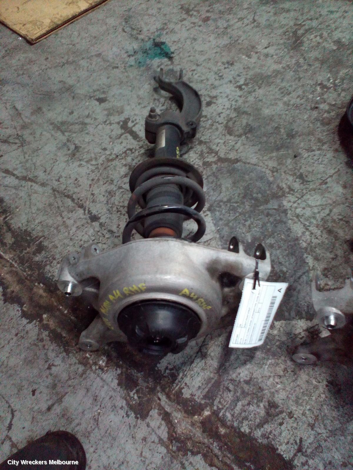 AUDI A4 RIGHT FRONT STRUT, B8 8K, 2.0, TURBO, DIESEL, STANDARD TYPE, 02/2008 - 06/2012