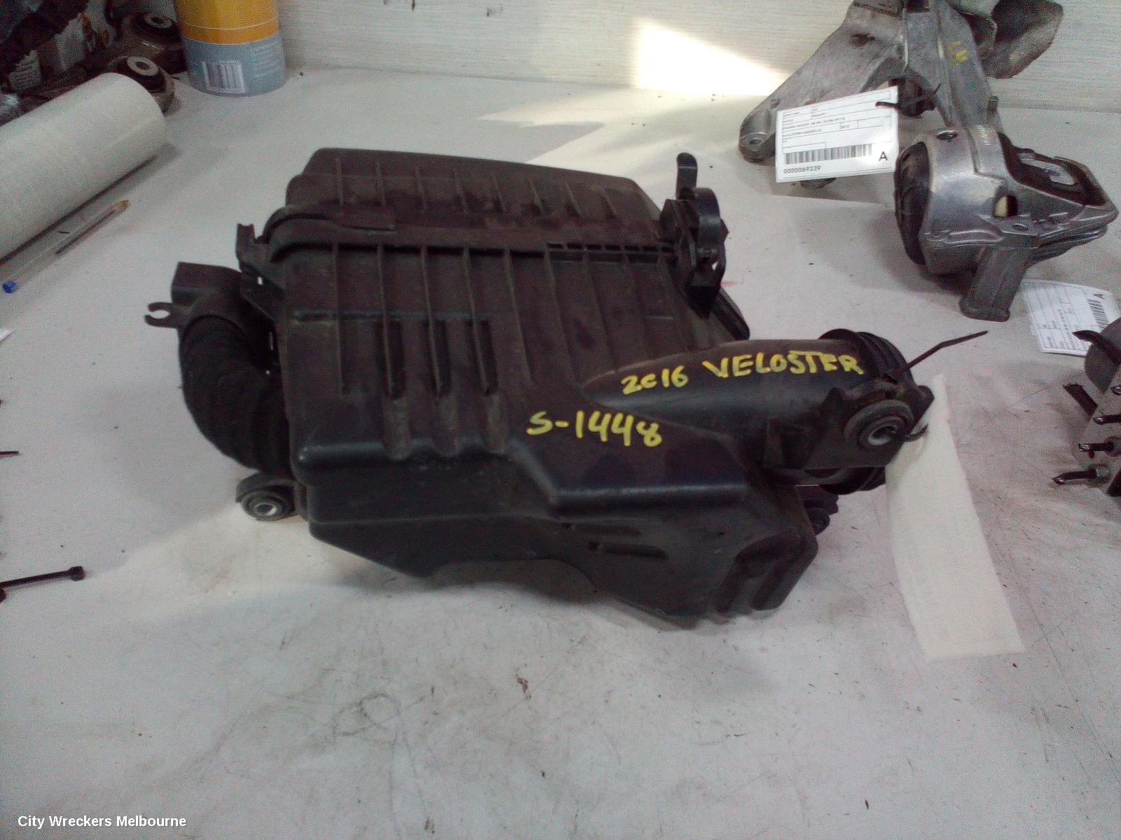 HYUNDAI VELOSTER AIR CLEANER/BOX, AIR CLEANER, FS, TURBO TYPE, 05/2015 - 02/2018