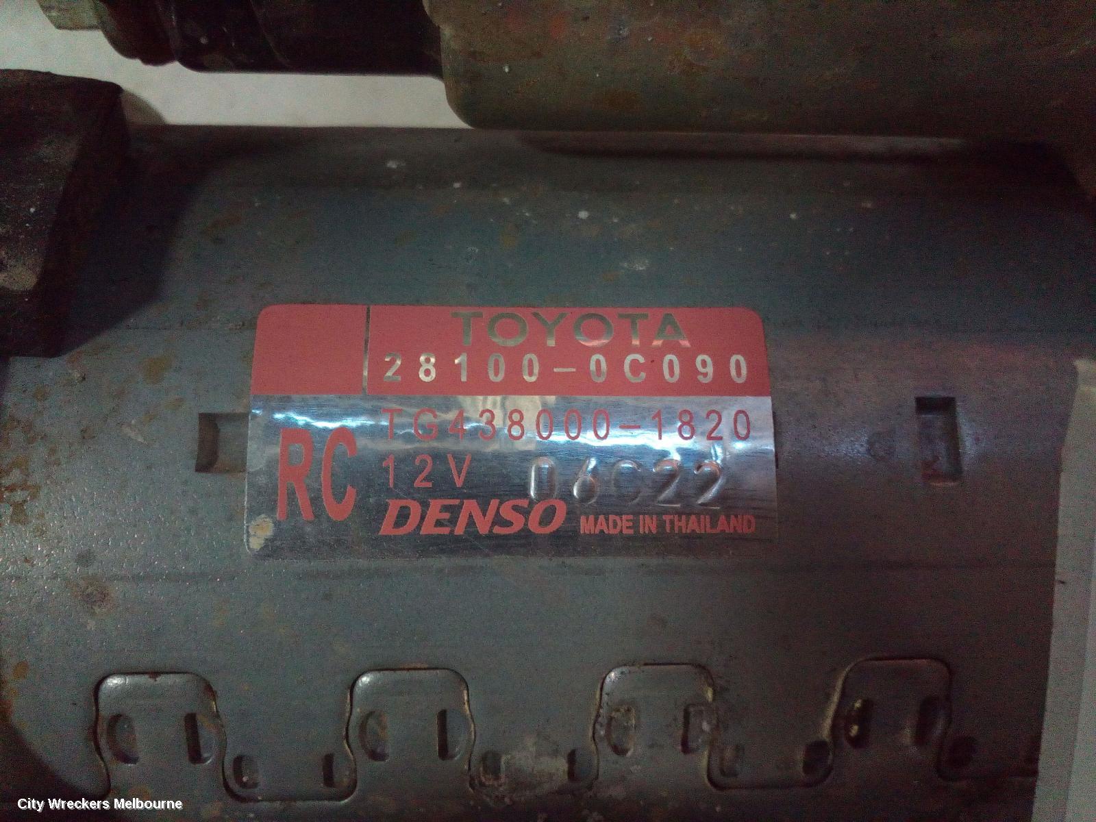 TOYOTA HILUX STARTER, PETROL, 2.7, 09/2015 ONWARDS