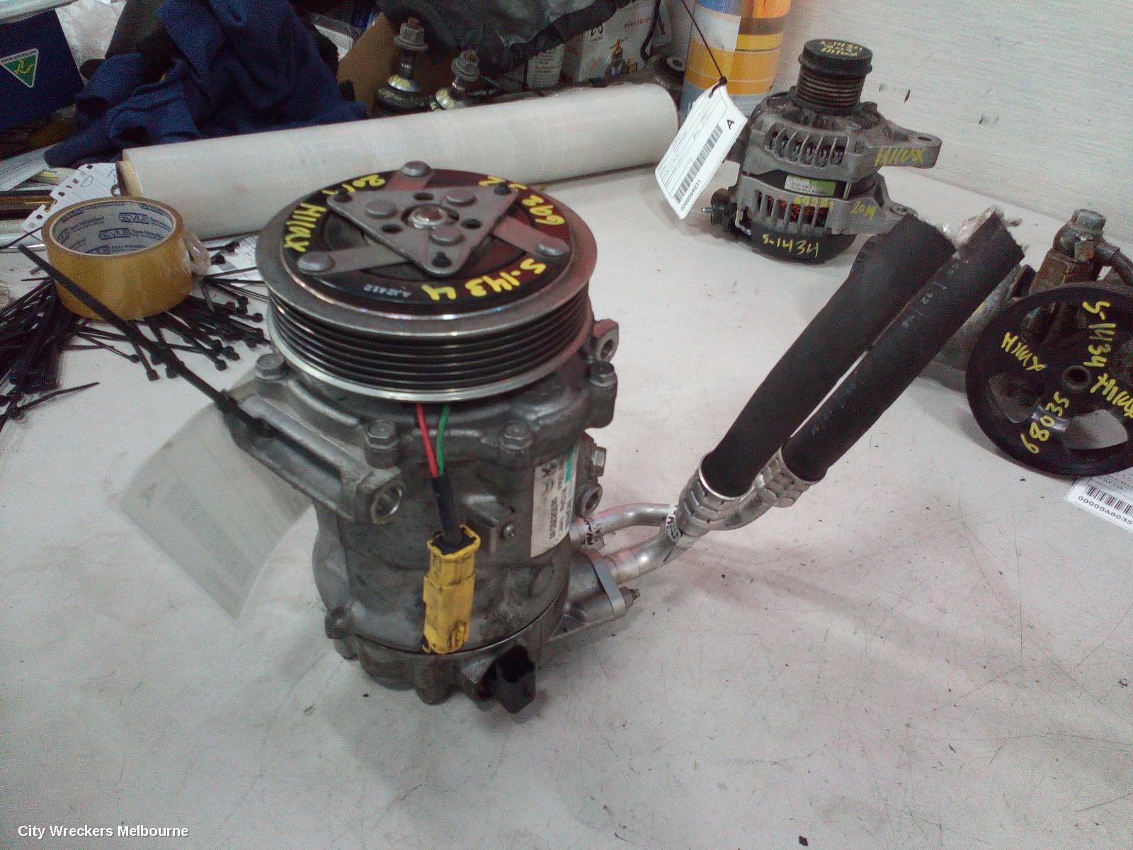 TOYOTA HILUX A/C COMPRESSOR, PETROL, 09/2015 ONWARDS