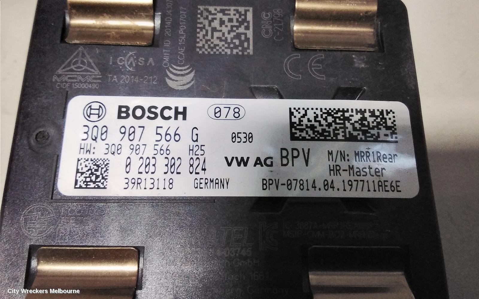 VOLKSWAGEN TIGUAN ECU, PARK STEERING ASSIST CONTROL MODULE, 5NA, 06/2016 ONWARDS