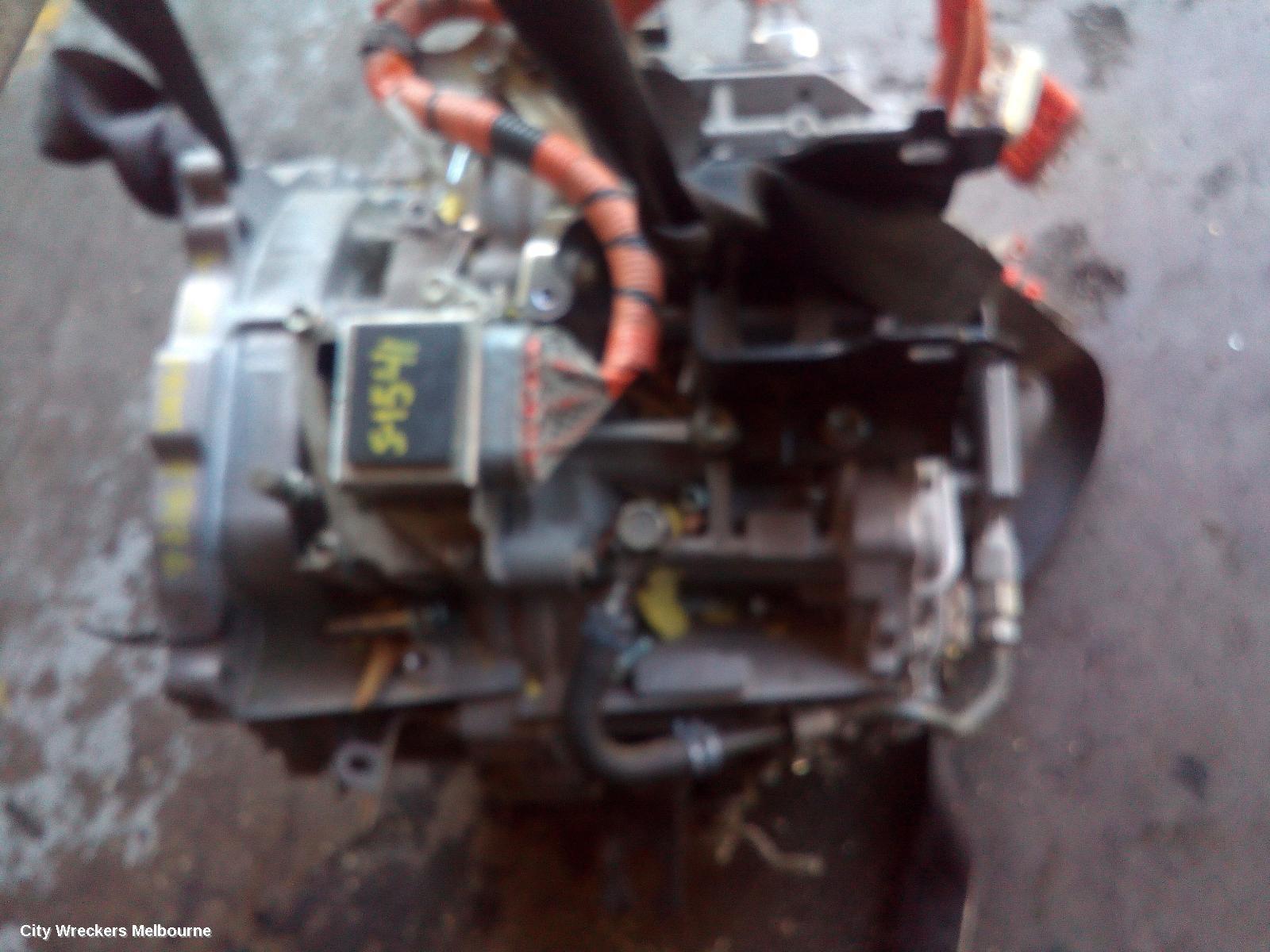 TOYOTA PRIUS TRANS/GEARBOX, NHP10R, PRIUS C, AUTO, 1.5, 1NZ-FXE, 12/2011 - 03/2020