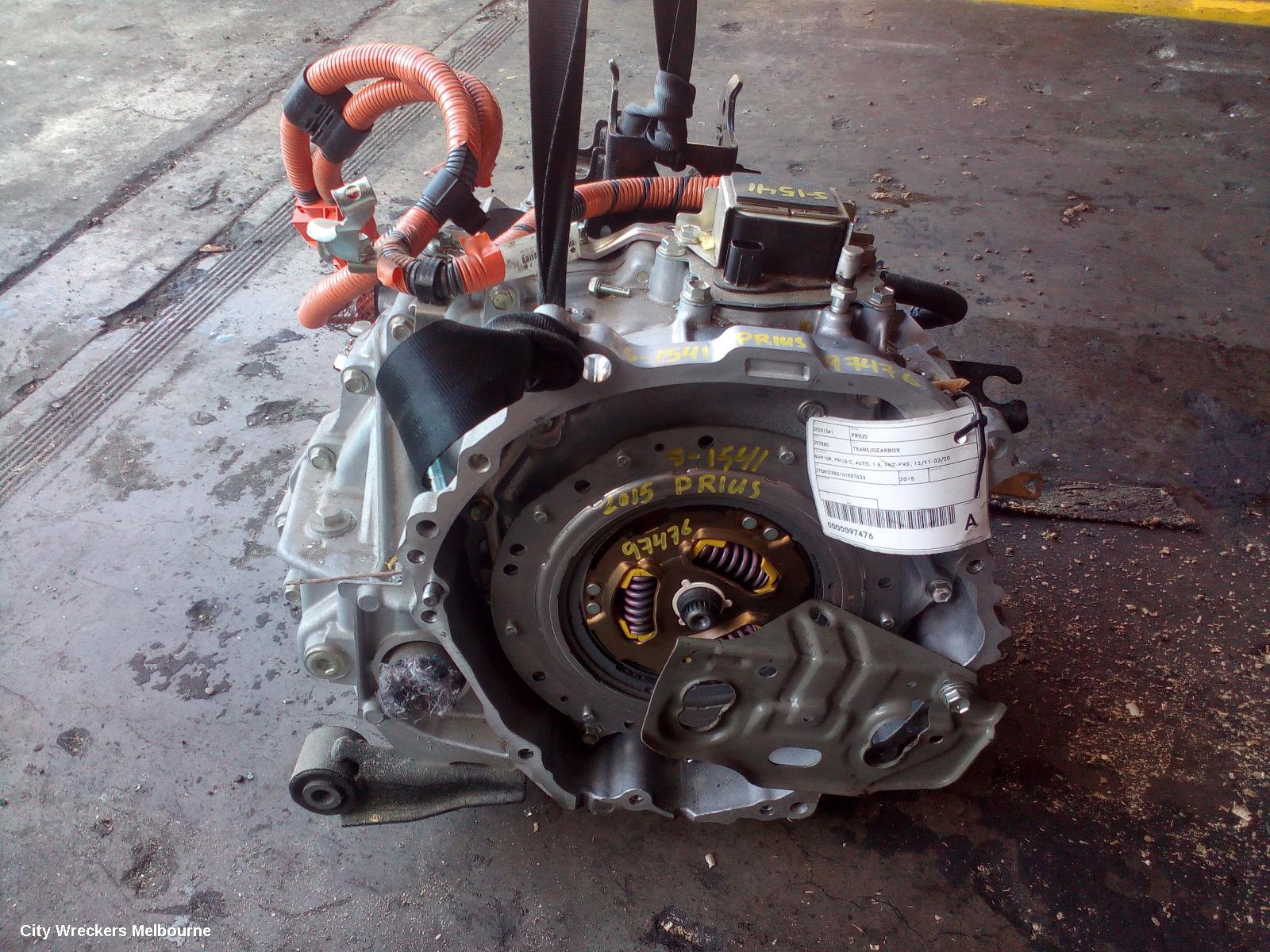 TOYOTA PRIUS TRANS/GEARBOX, NHP10R, PRIUS C, AUTO, 1.5, 1NZ-FXE, 12/2011 - 03/2020