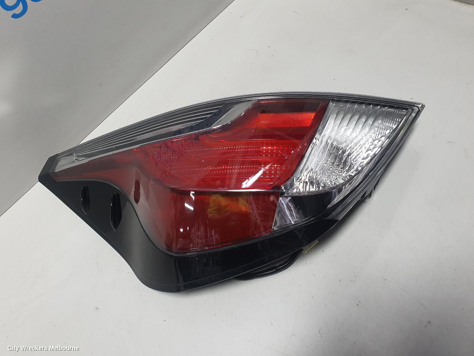 TOYOTA PRIUS LEFT TAILLIGHT, NHP10R, PRIUS C, 02/2015 - 05/2017