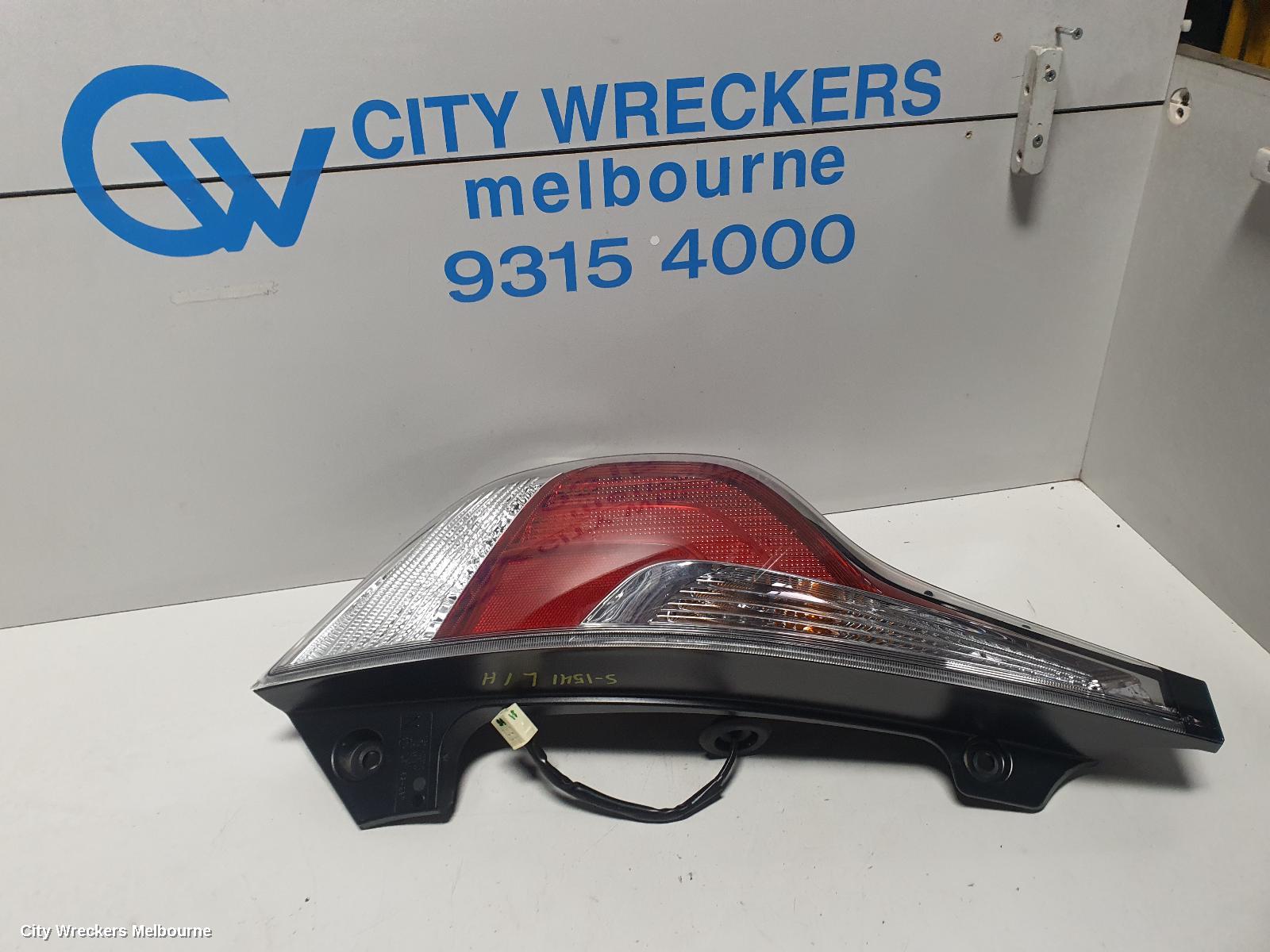 TOYOTA PRIUS LEFT TAILLIGHT, NHP10R, PRIUS C, 02/2015 - 05/2017