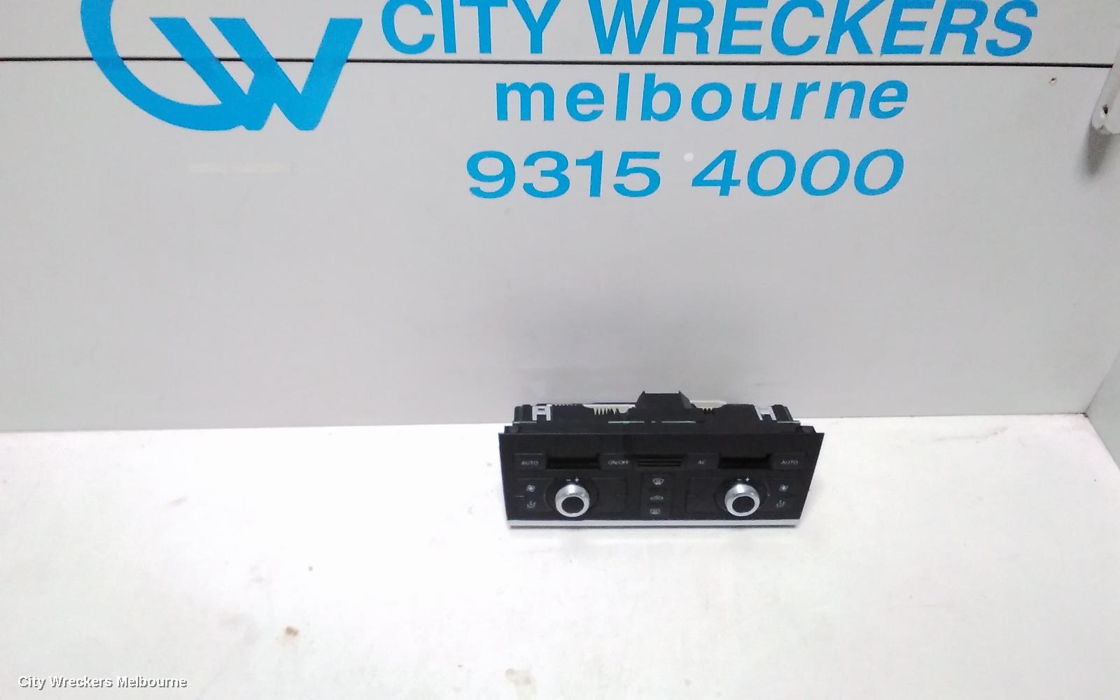 AUDI Q7 HEATER/AC CONTROLS, A/C BUTTON, W/ SEAT WARMER, 09/2006 - 08/2015