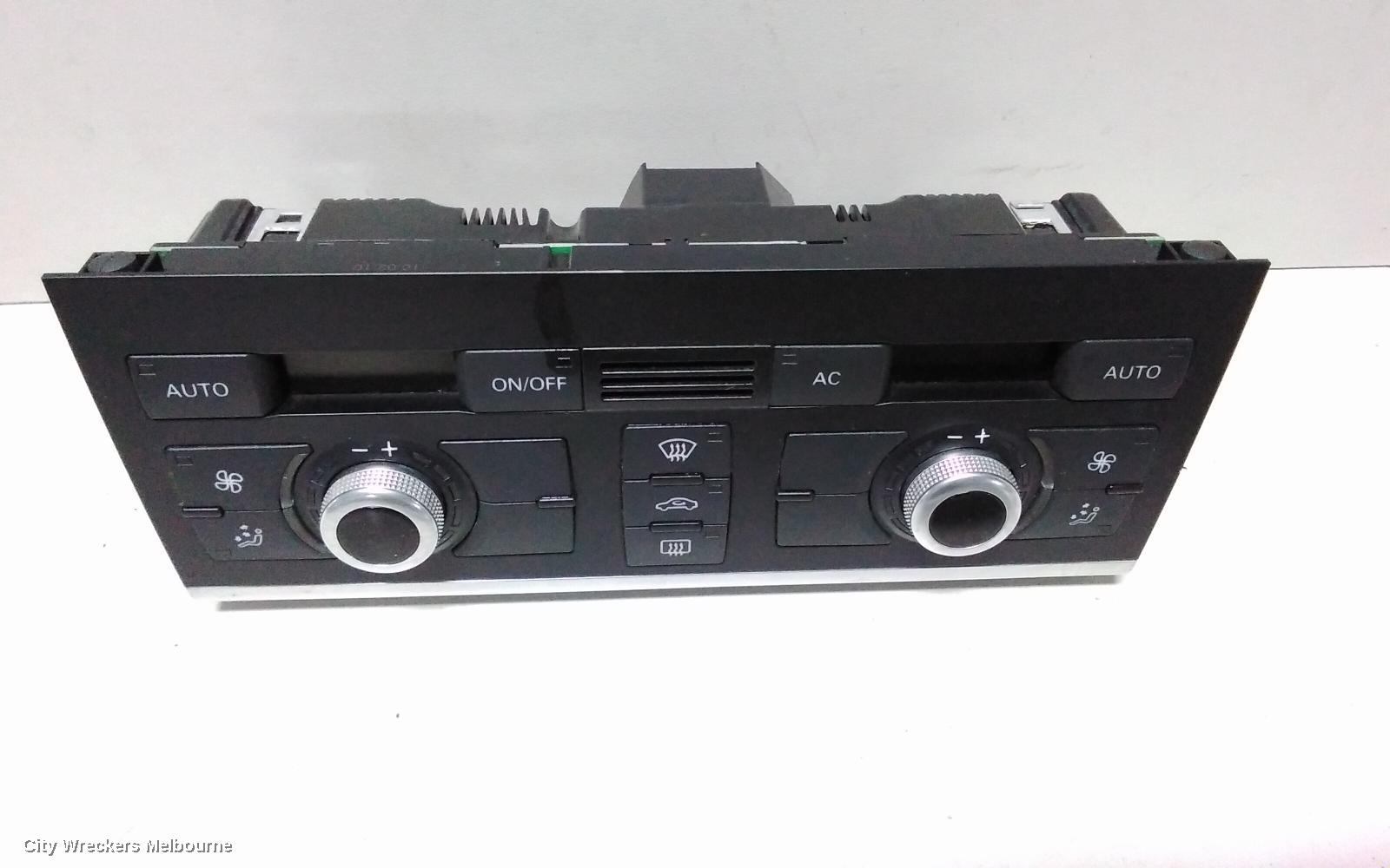 AUDI Q7 HEATER/AC CONTROLS, A/C BUTTON, W/ SEAT WARMER, 09/2006 - 08/2015