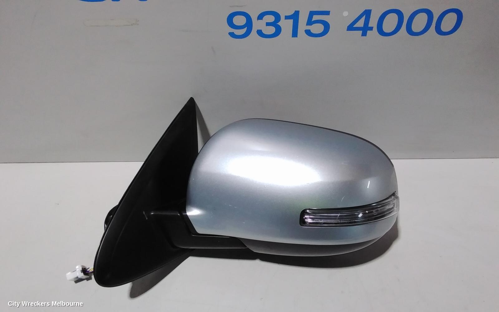 MITSUBISHI OUTLANDER LEFT DOOR MIRROR, ZK-ZL, W/ FLASHER, MANUAL FOLD, NON CAMERA TYPE, 07/2015 ONWARDS