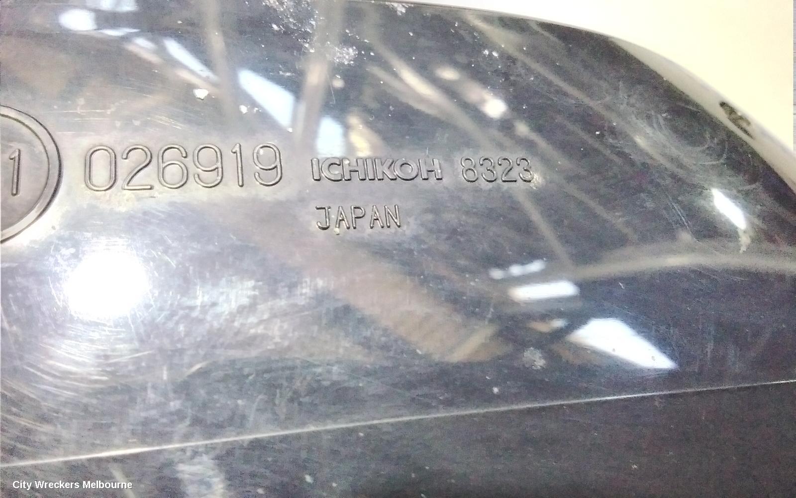 MITSUBISHI OUTLANDER LEFT DOOR MIRROR, ZK-ZL, W/ FLASHER, MANUAL FOLD, NON CAMERA TYPE, 07/2015 ONWARDS