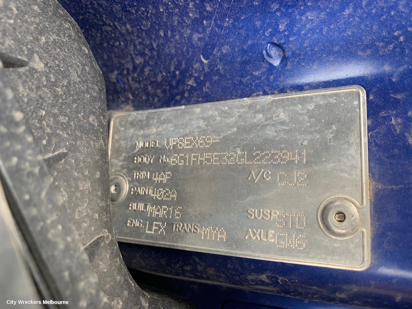 HOLDEN COMMODORE A/C COMPRESSOR, VF, 3.6, 05/2013 - 12/2017