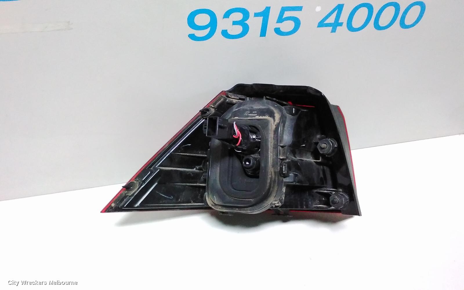 VOLKSWAGEN GOLF RIGHT TAILLIGHT, GEN 7, HATCH, STANDARD, NON LED TYPE, 03/2013 - 03/2017