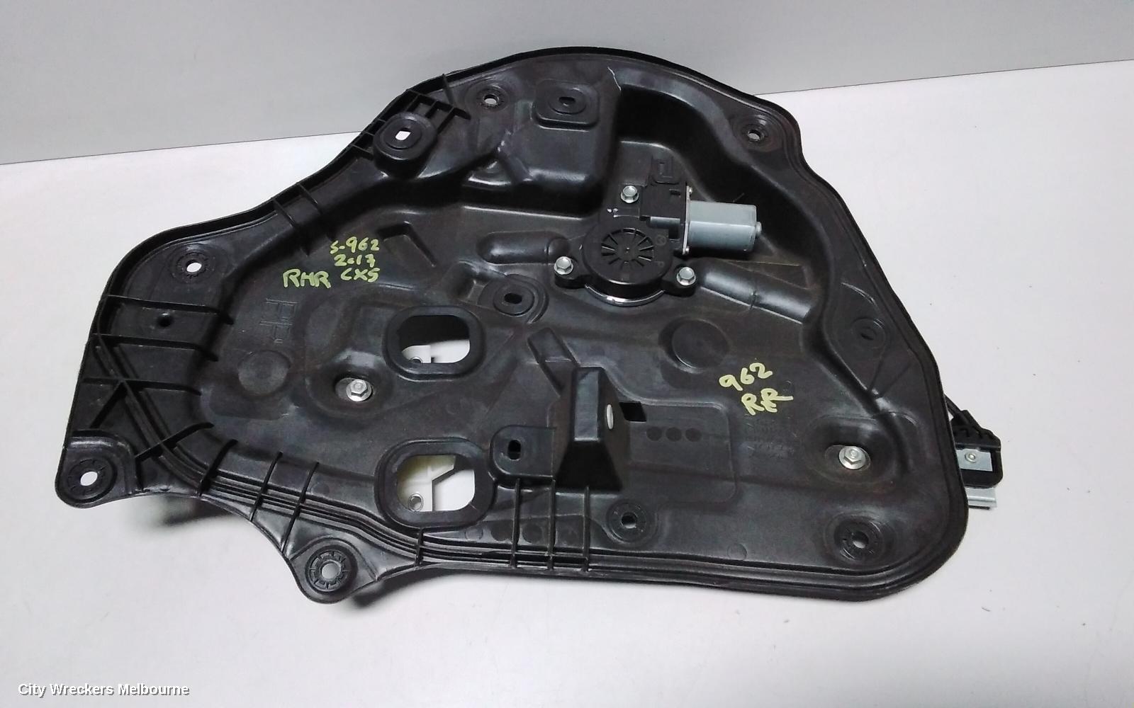 MAZDA CX5 RIGHT REAR WND REG/MOTOR, KF, DOOR REG & MOTOR ASSY, 02/2017 ONWARDS