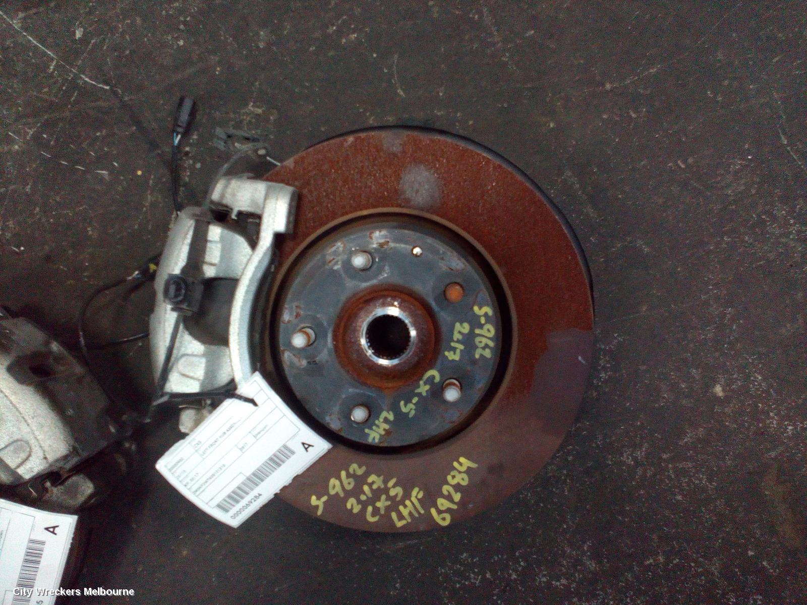 MAZDA CX5 LEFT FRONT HUB ASSEMBLY, KF, FWD TYPE, 02/2017 ONWARDS