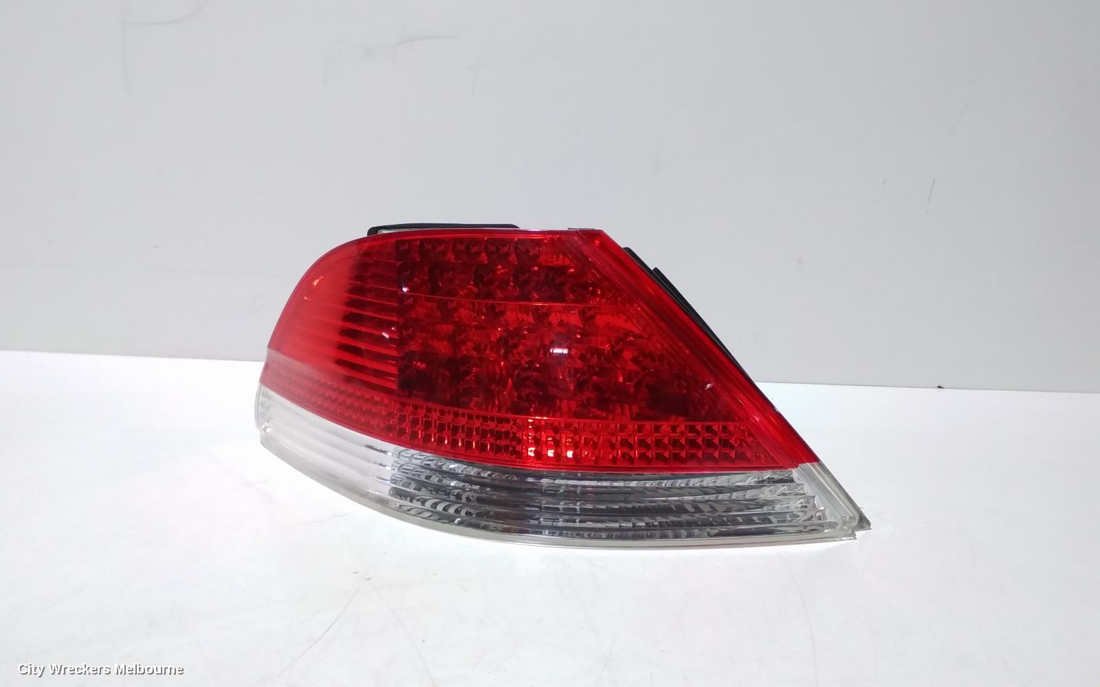 BMW 7 SERIES LEFT TAILLIGHT, E65/E66, SEDAN, CLEAR FLASHER, 02/2002 - 03/2005