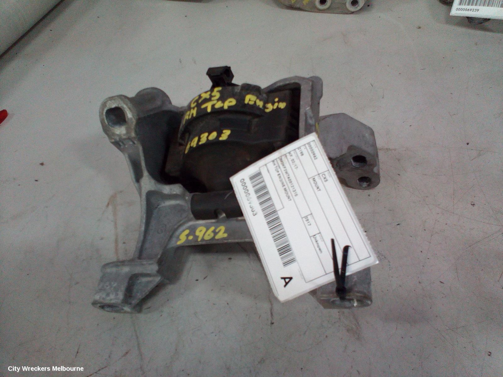 MAZDA CX5 MOUNT, KF, ENGINE TOP MOUNT (RH SIDE), PETROL, 2.0, 02/2017 ONWARDS