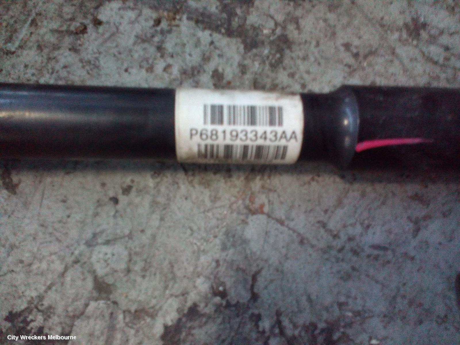 DODGE JOURNEY RIGHT DRIVESHAFT, FRONT, PETROL, JC, 09/2008 - 12/2016