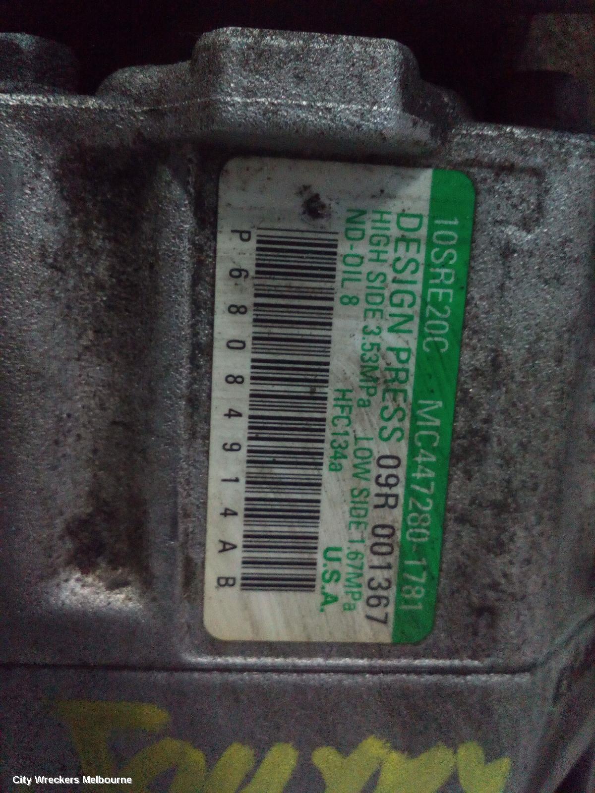 DODGE JOURNEY A/C COMPRESSOR, JC, 3.6, PETROL, 07/2011 - 12/2016