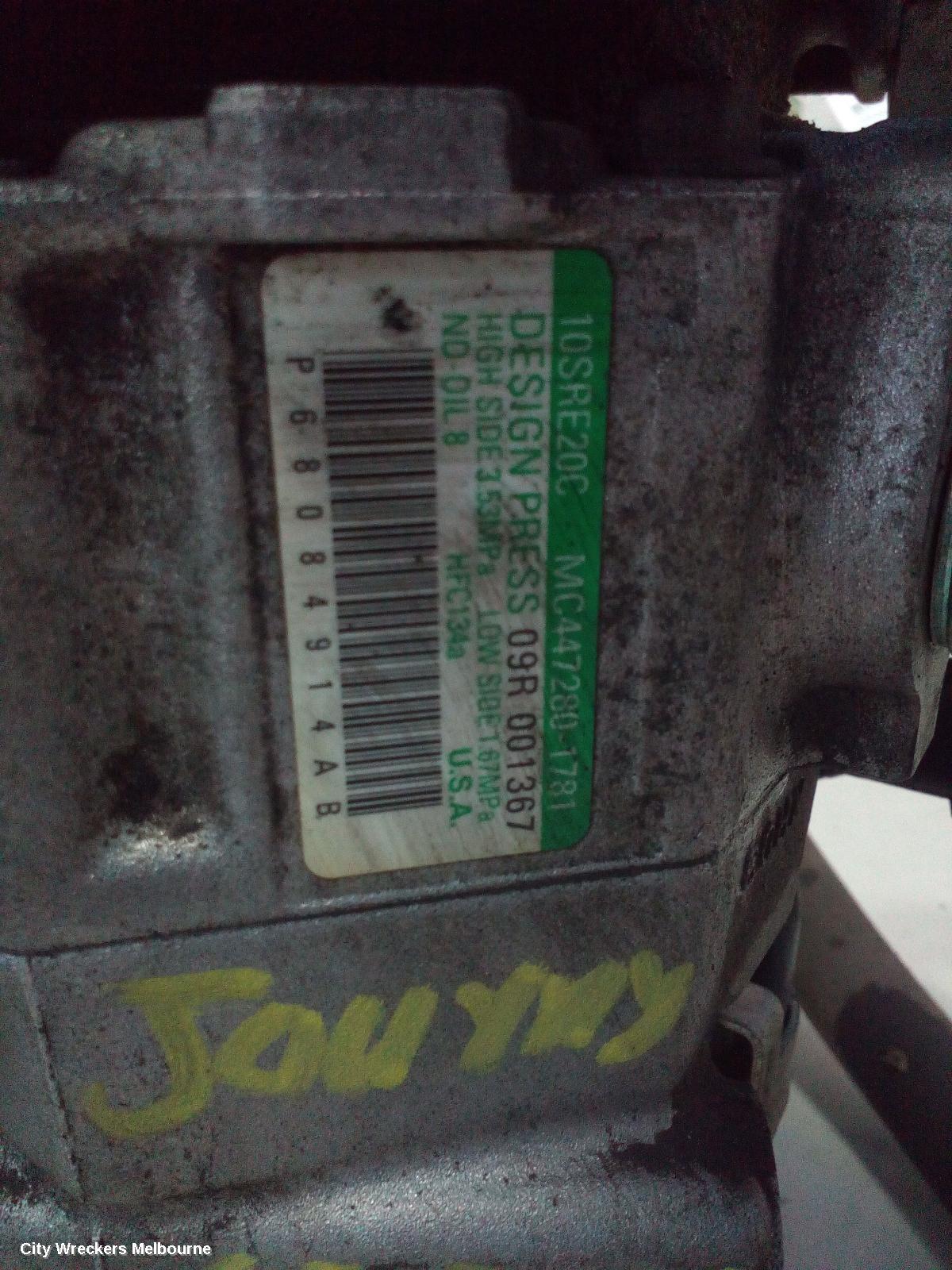 DODGE JOURNEY A/C COMPRESSOR, JC, 3.6, PETROL, 07/2011 - 12/2016