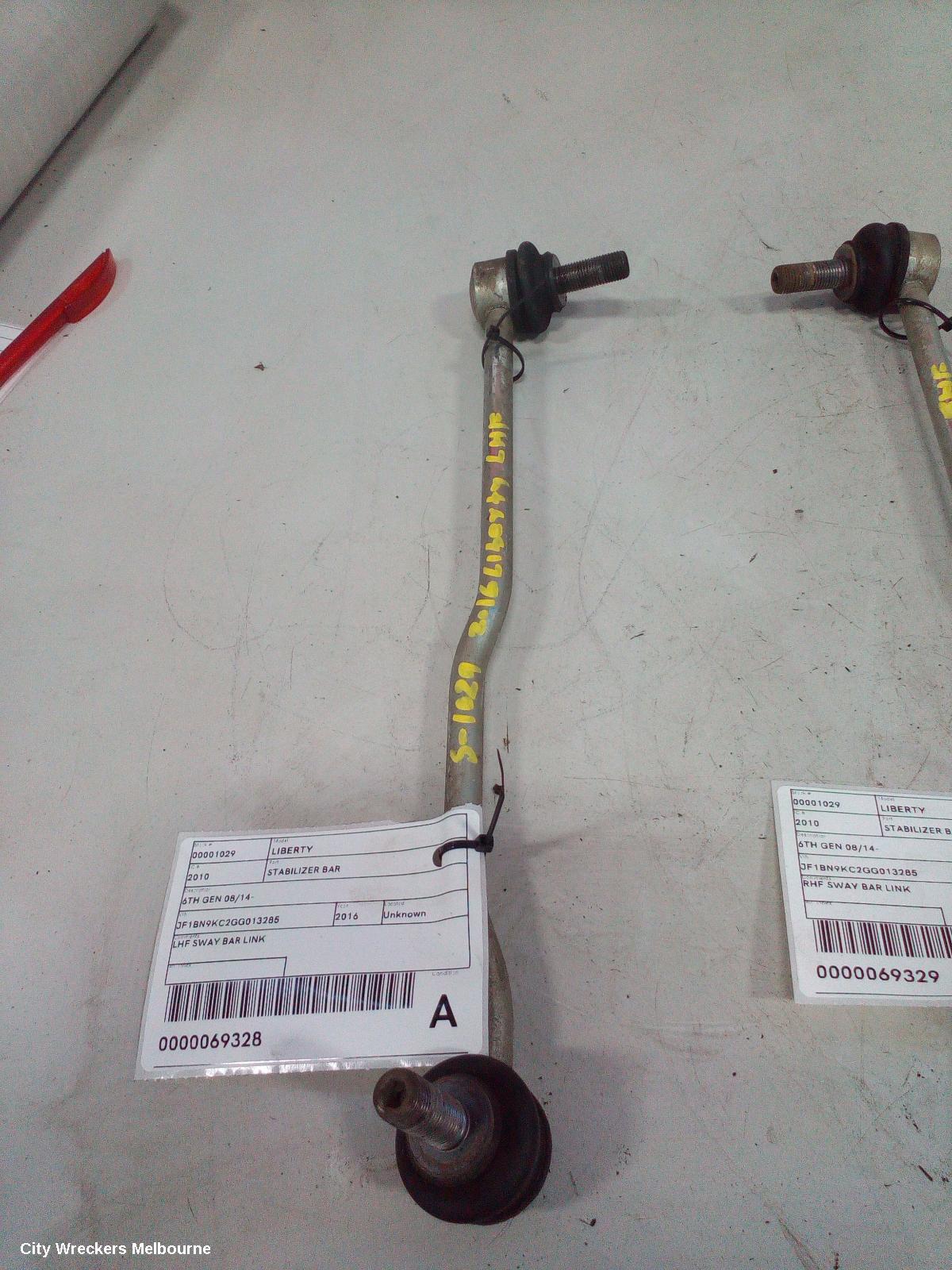 SUBARU LIBERTY STABILISER BAR, 6TH GEN 08/2014 - 04/2021