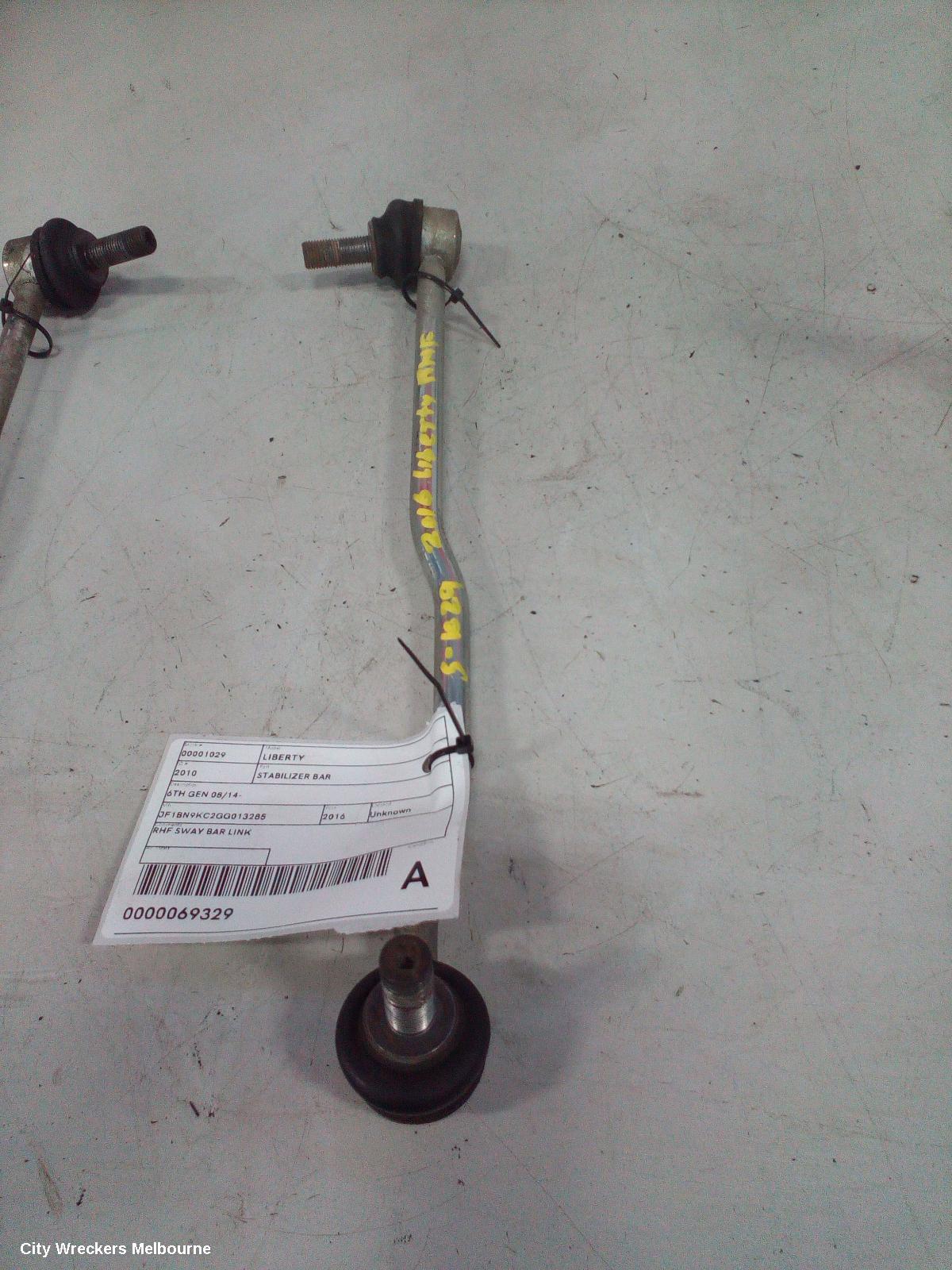 SUBARU LIBERTY STABILISER BAR, 6TH GEN 08/2014 - 04/2021