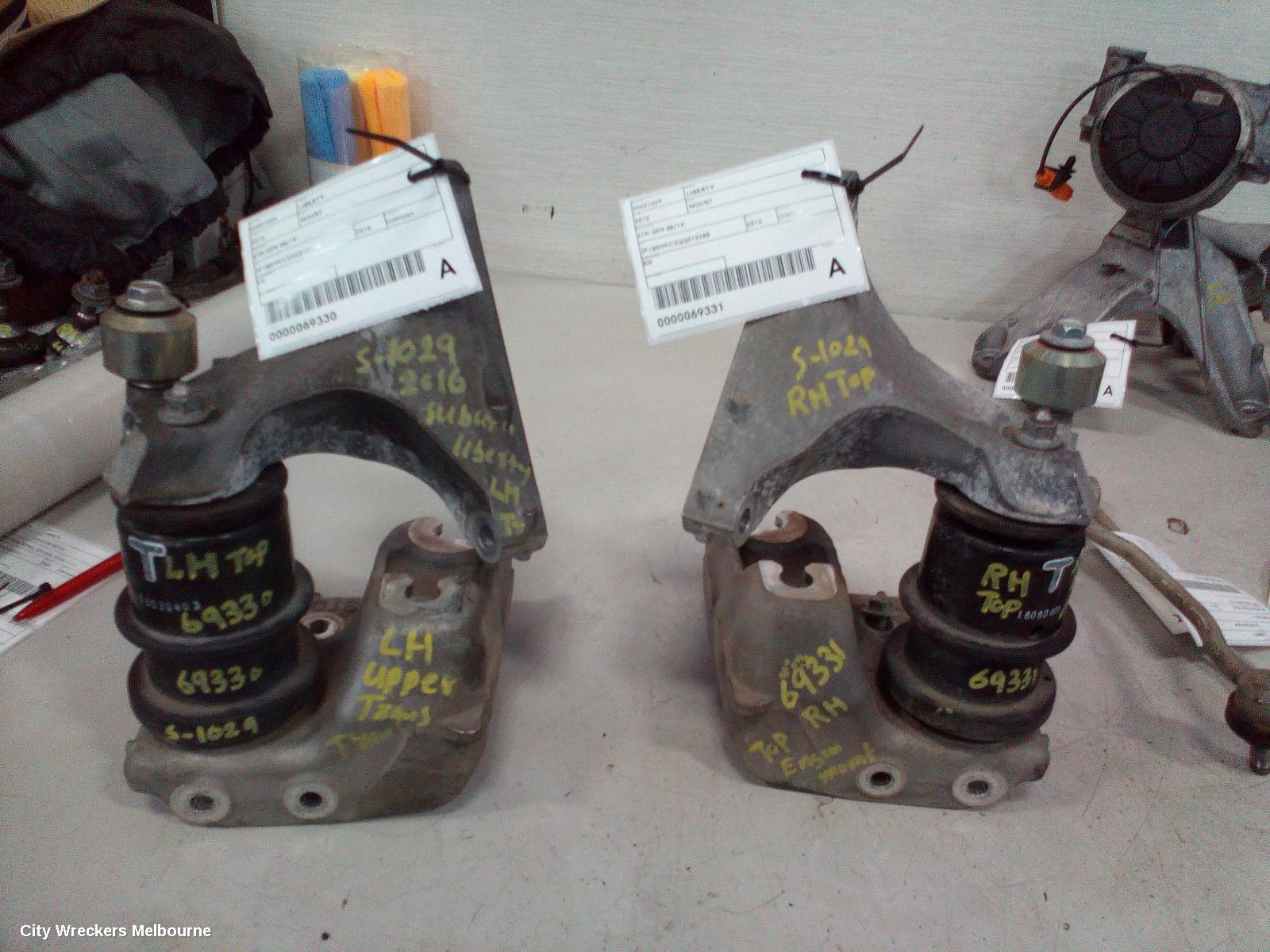 SUBARU LIBERTY MOUNT, 6TH GEN 08/2014 - 04/2021