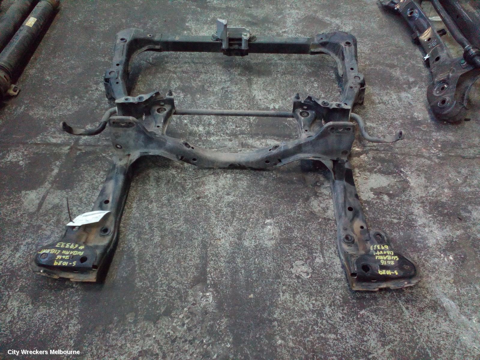 SUBARU LIBERTY FRT XMEMBER/CRADLE, CROSSMEMBER, 6TH GEN, 08/2014 ONWARDS